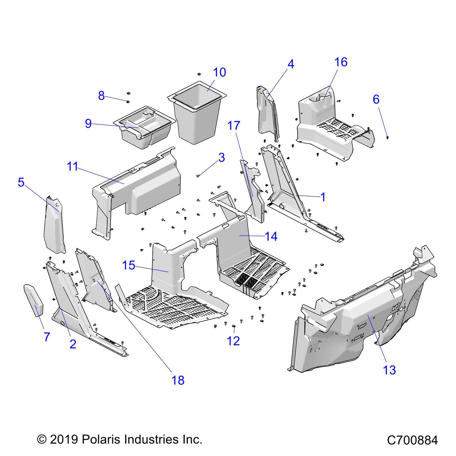 BODY, FRONT  FLOOR AND ROCKERS - R20RSE99A/B (C700884)