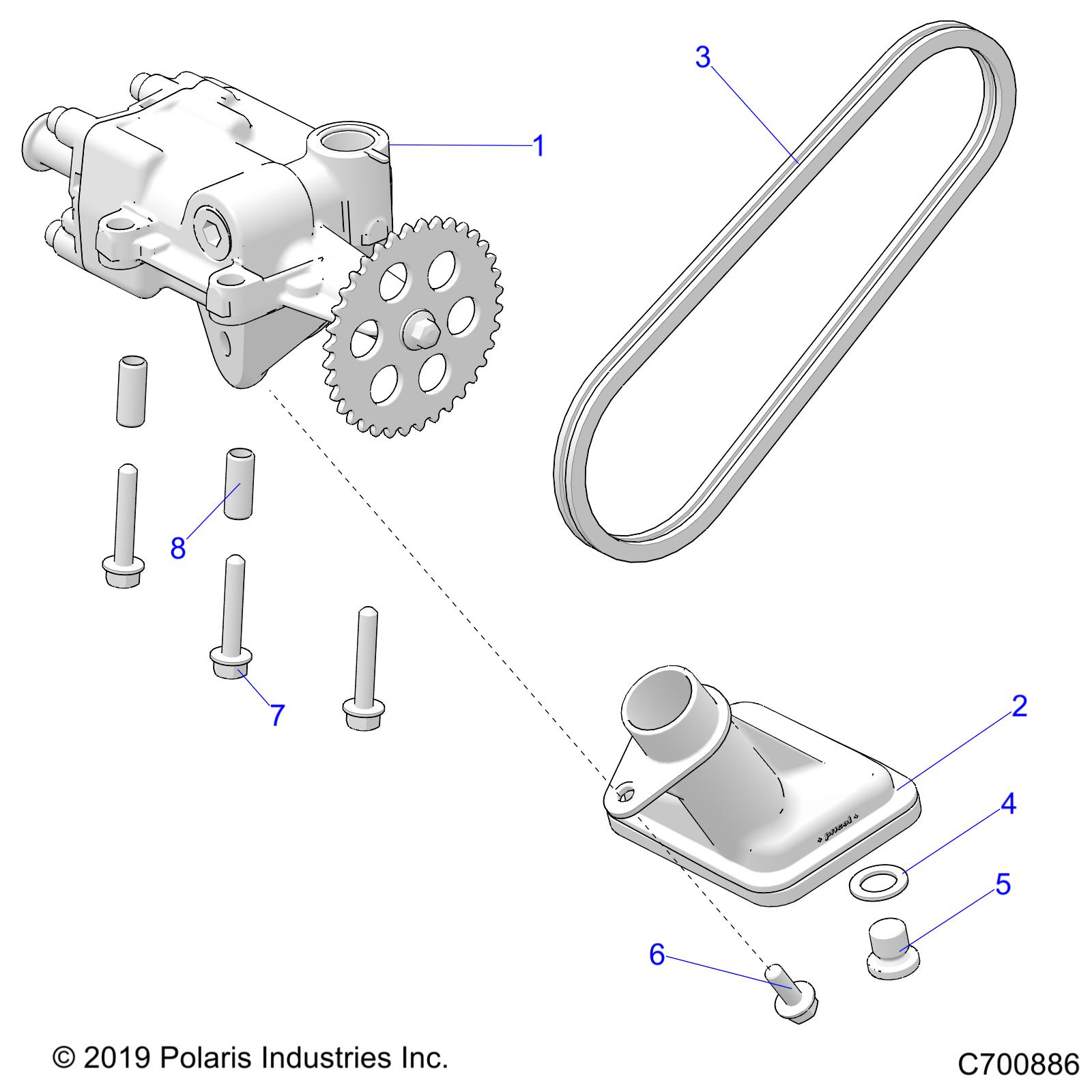 ENGINE, OIL PUMP - R21RRE99FP/F9 (C700886)