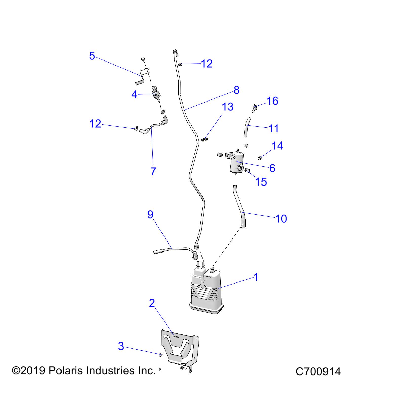 BODY, FUEL TANK, EVAP - R21RRE99B9/BC/BP/BW (C700914)