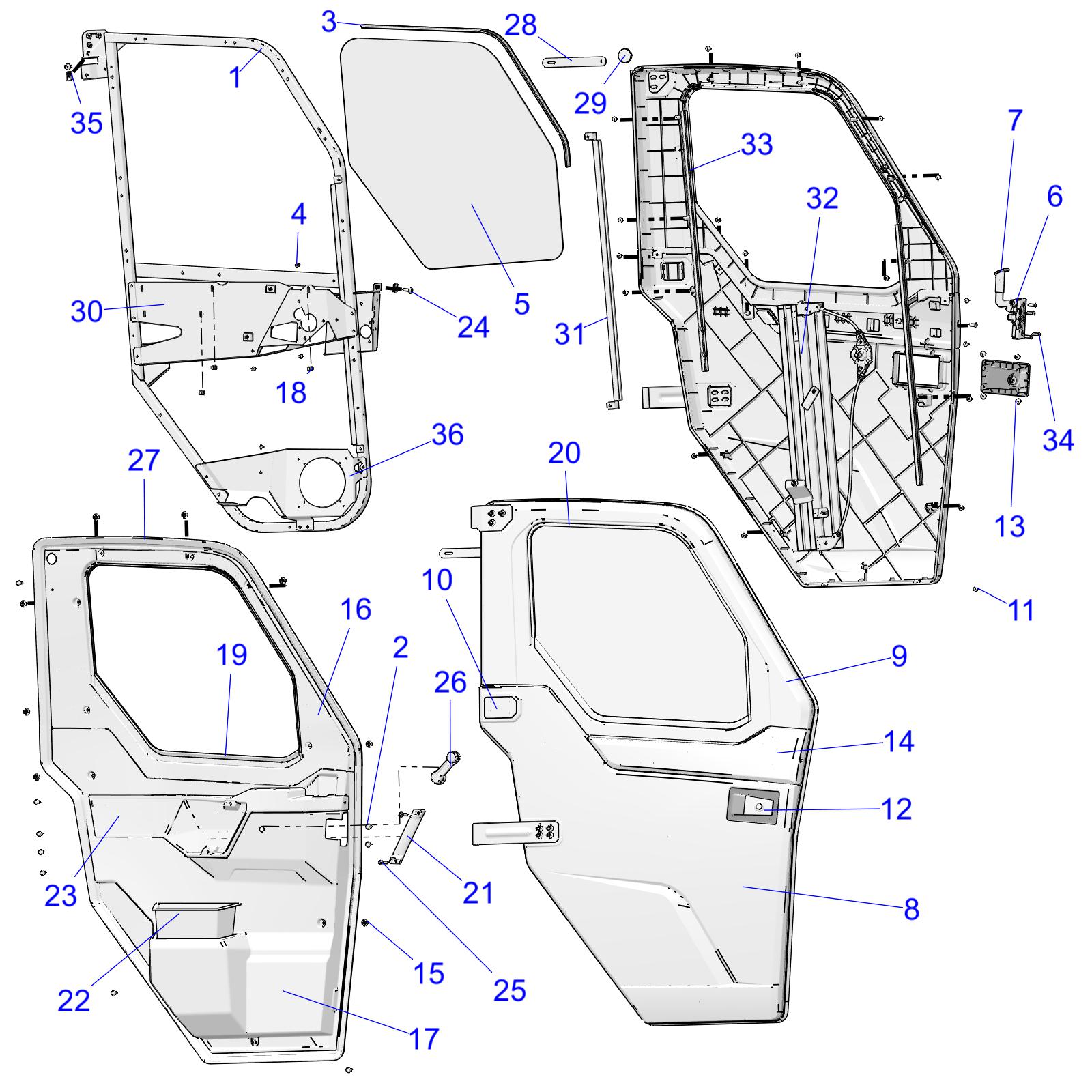 BODY, DOOR, FULL - R20RRW99A9/AA/AF/AP/AX/B9/BA/BF/BP/BX (C700920)