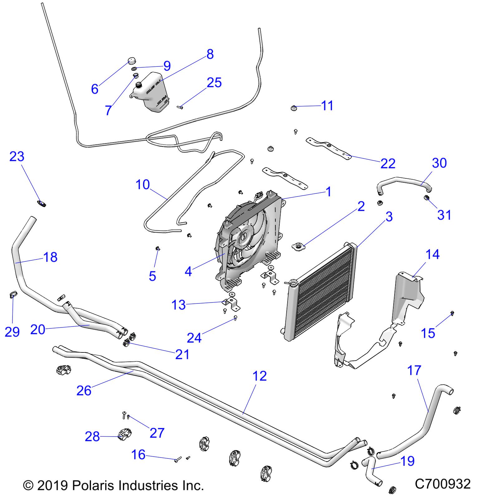 OPT, DASH COOLING ASSEMBLY - R20RSE99A/B (C700932)