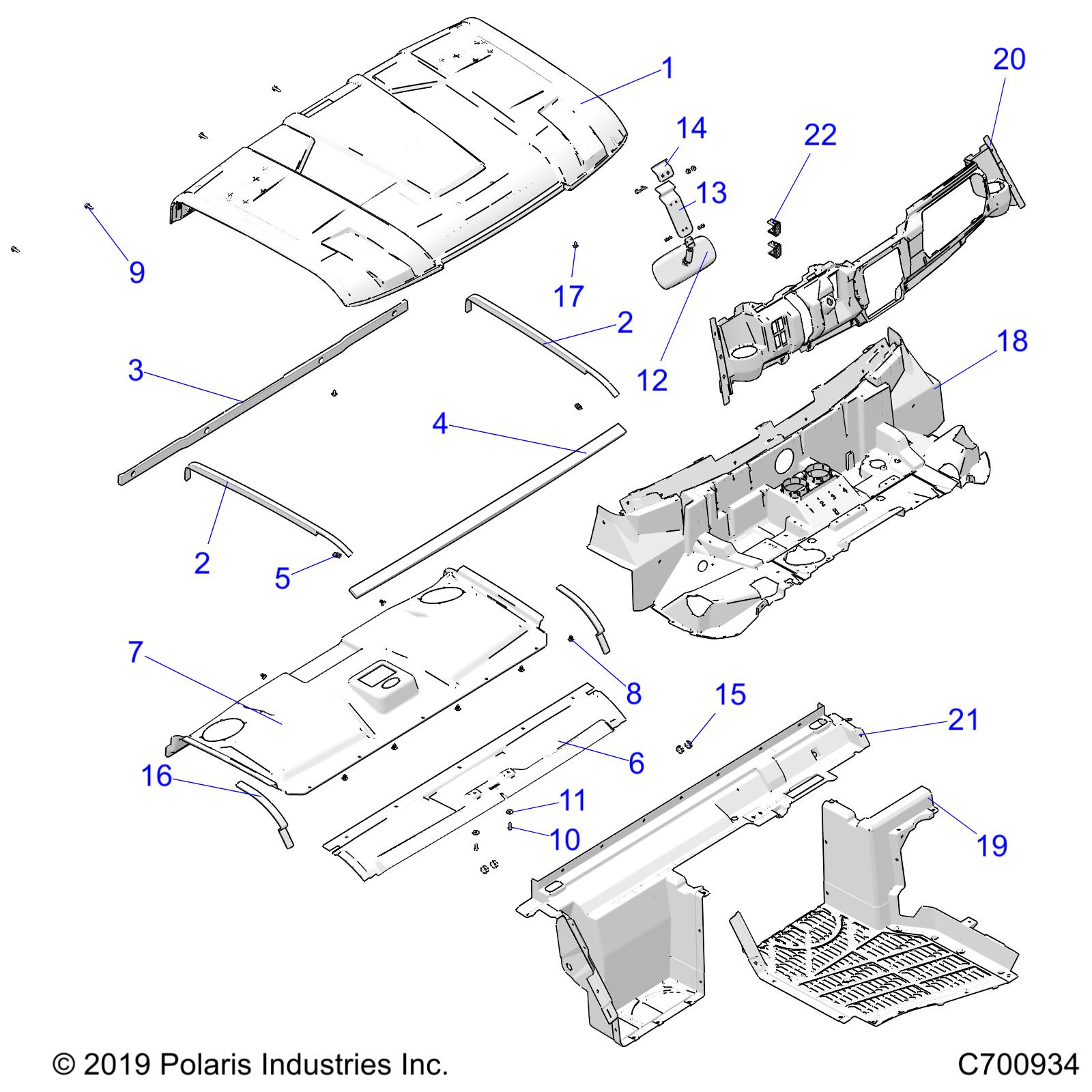 OPT, ROOF STD - R20RRU99A/B (C700934)