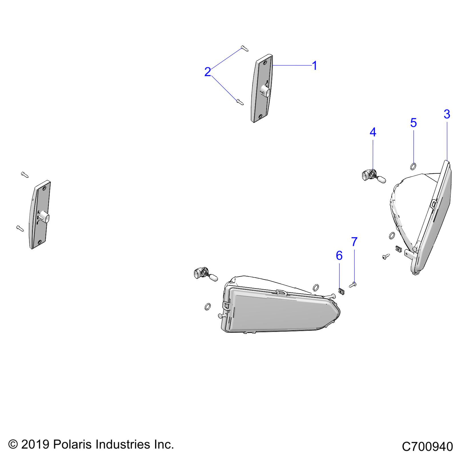 ELECTRICAL, HEADLIGHTS, TAILLIGHTS and BULBS - R20M4A57B1/B9/EBH (C700940)