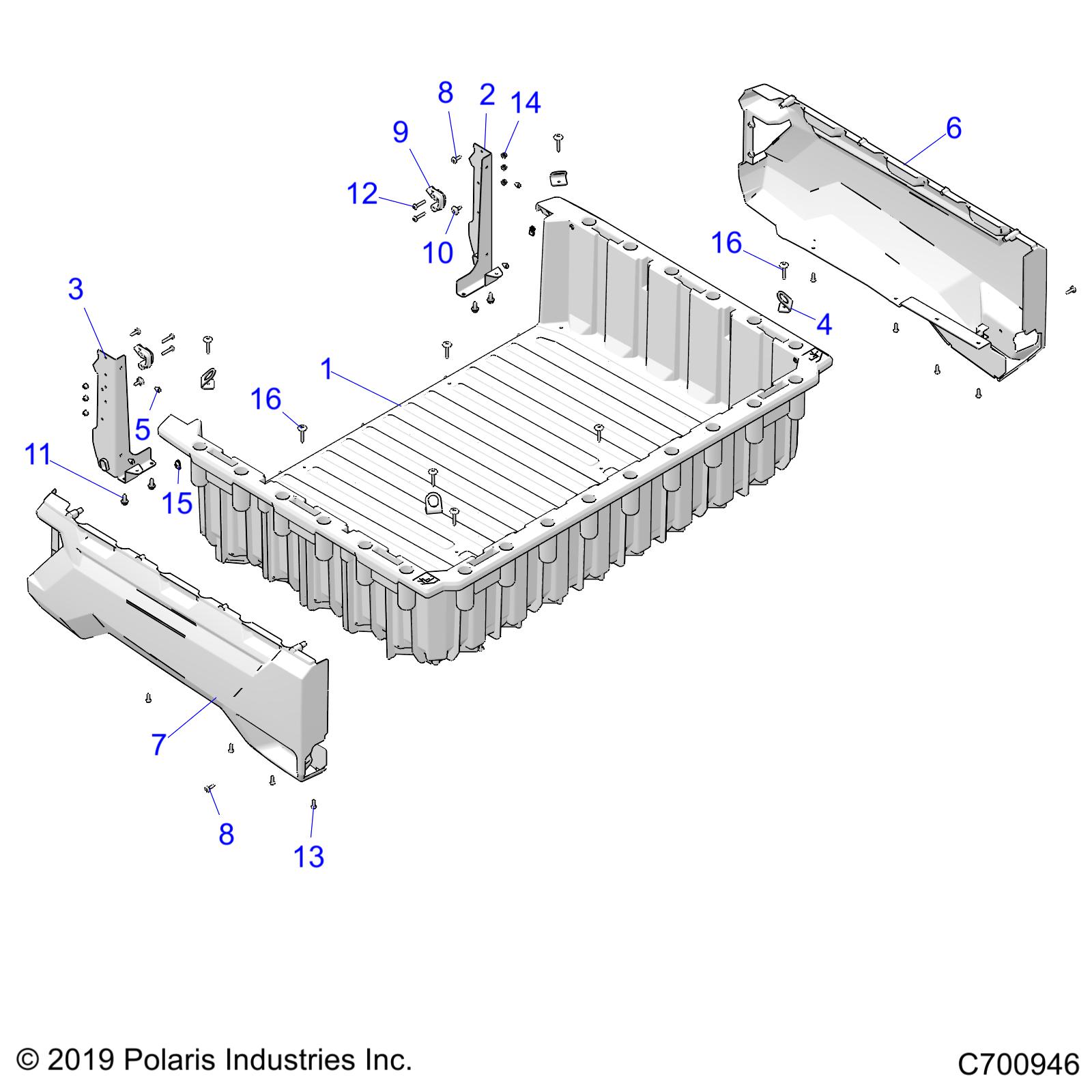 BODY, CARGO BOX - R22TAE99A1/A7/B1 (C700946)