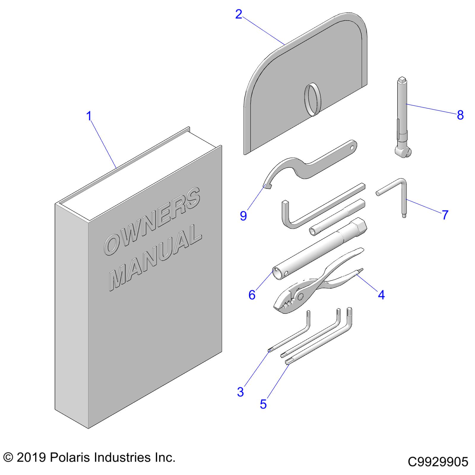 REFERENCES, OWNERS MANUALS AND TOOLS - D20BBP99A4/B4/FP99A4 (C9929905)