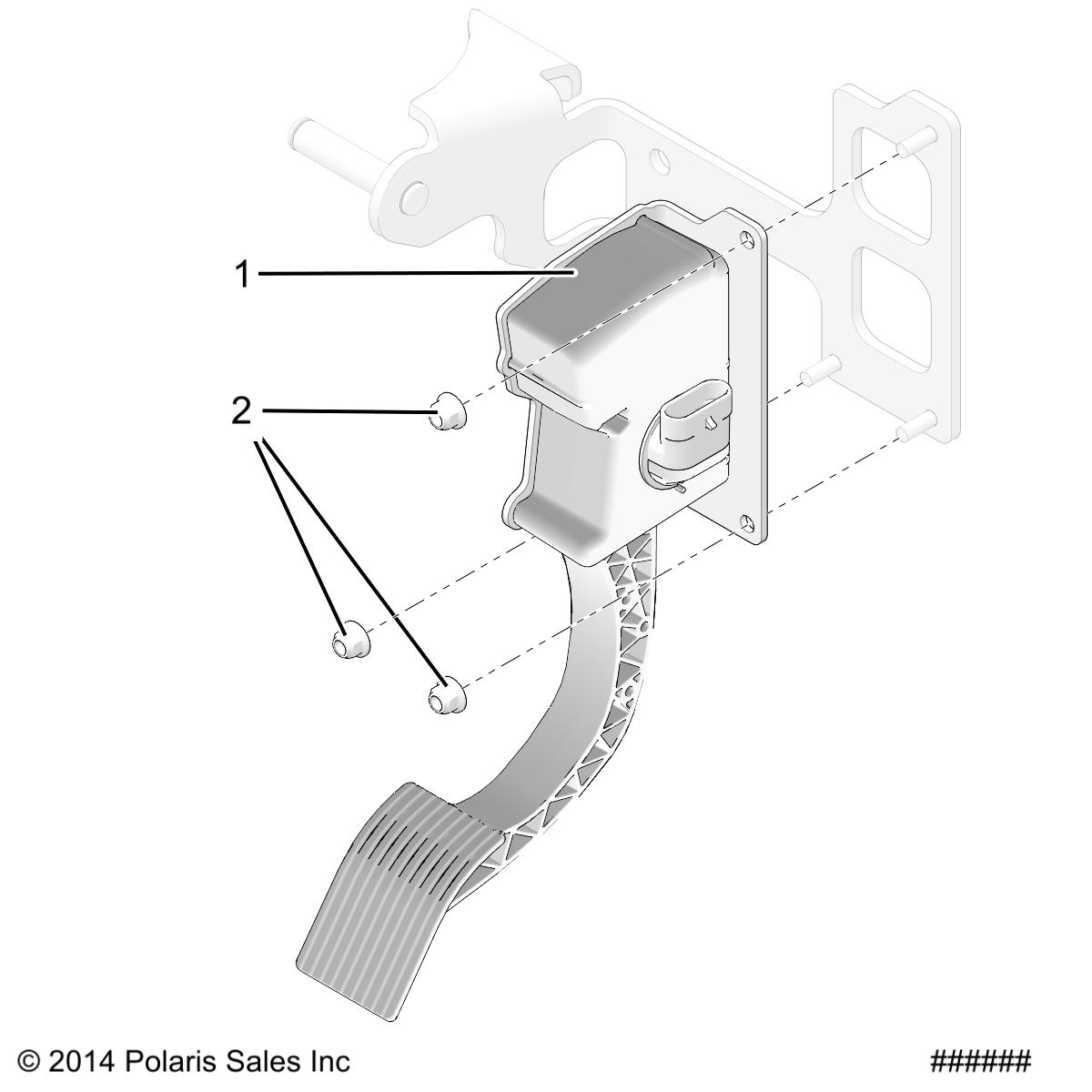 ENGINE, THROTTLE PEDAL - Z14ST1EAM/EAW/EAK/EAN/EFW (J00001)