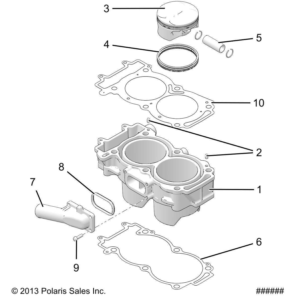 ENGINE, CYLINDER AND PISTON - Z14ST1EAM/EAW/EAK/EAN/EFW (J00002)