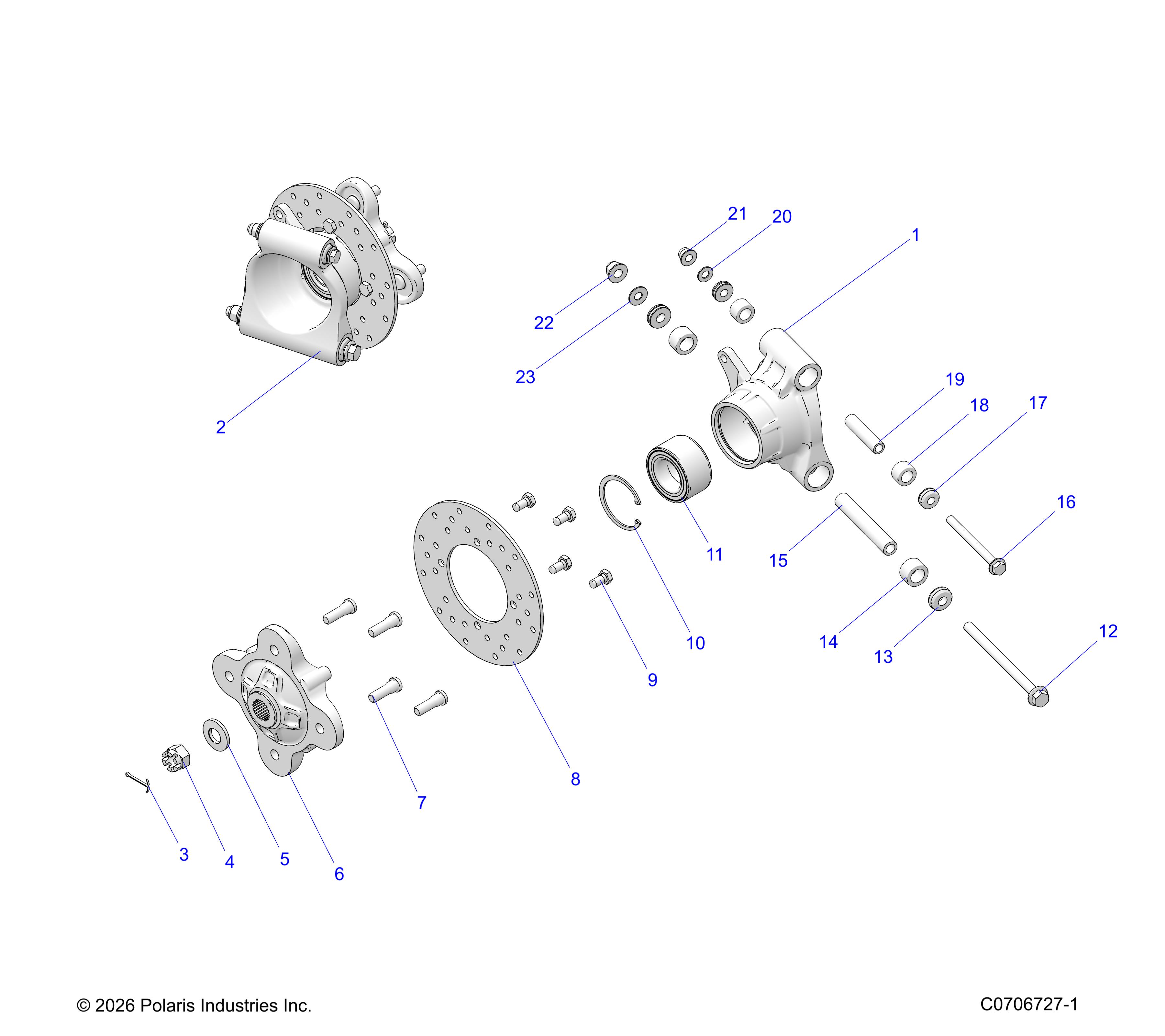 SUSPENSION, REAR CARRIER