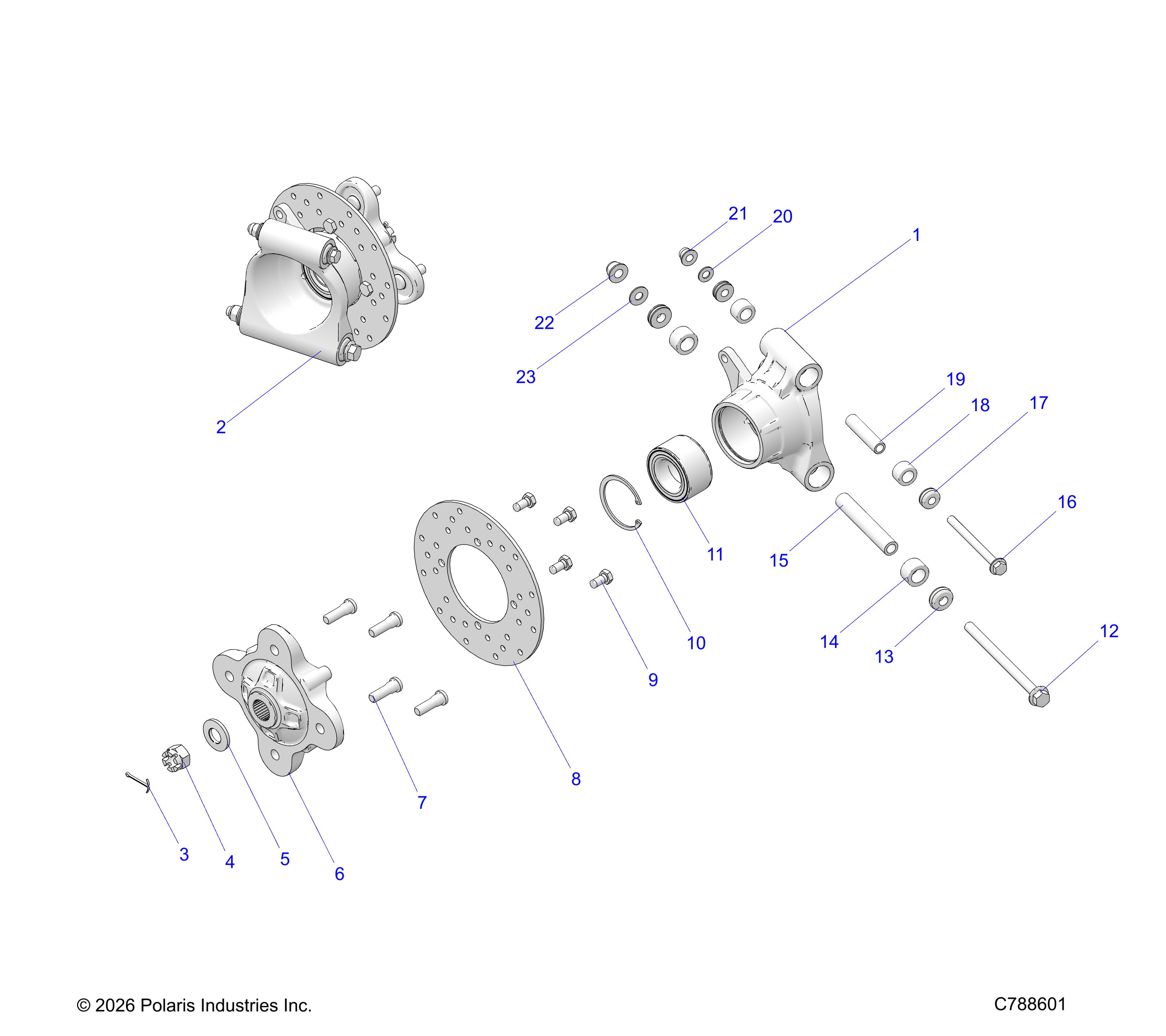 SUSPENSION, REAR CARRIER