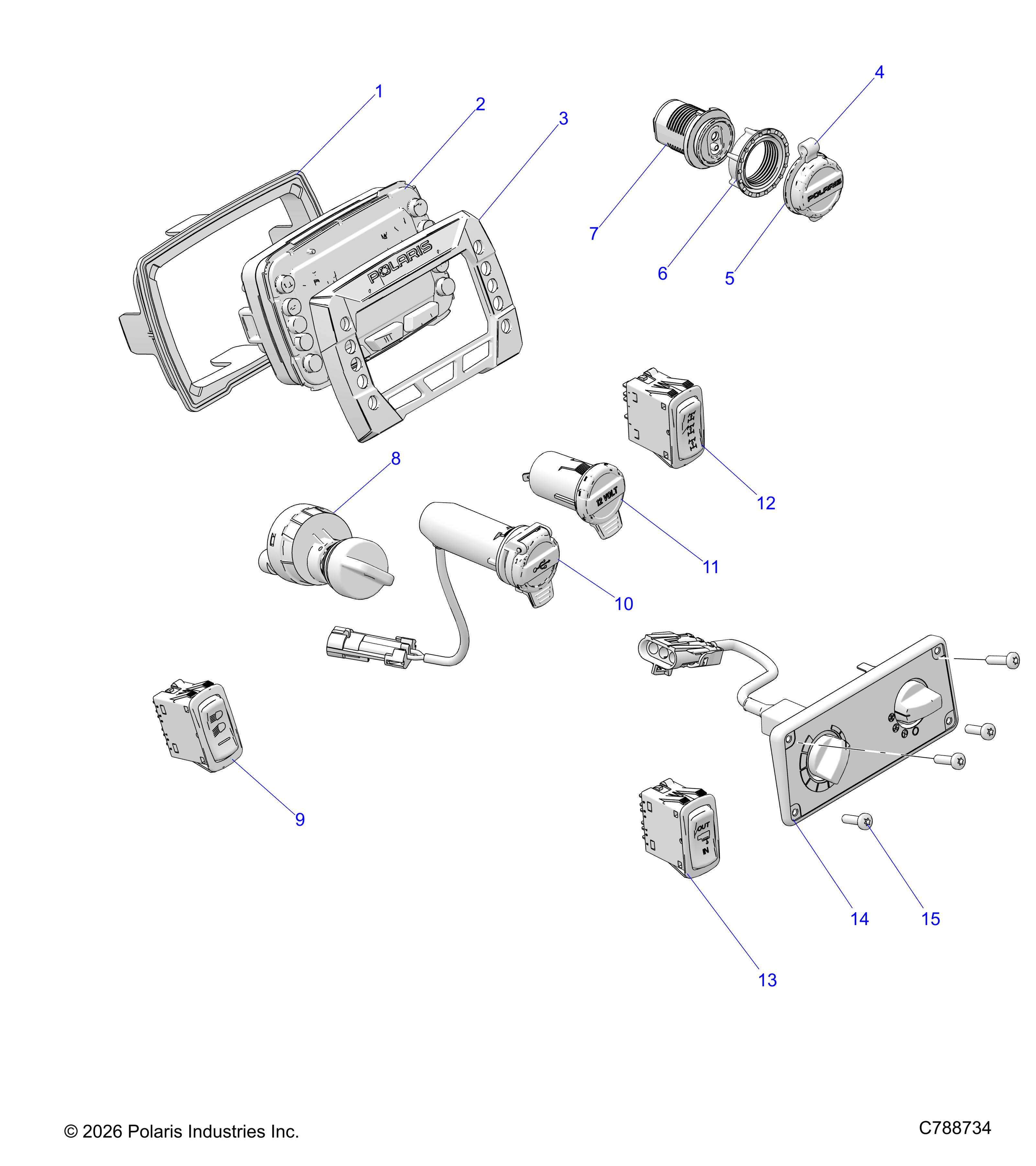 ELECTRICAL, DASH INSTRUMENTS