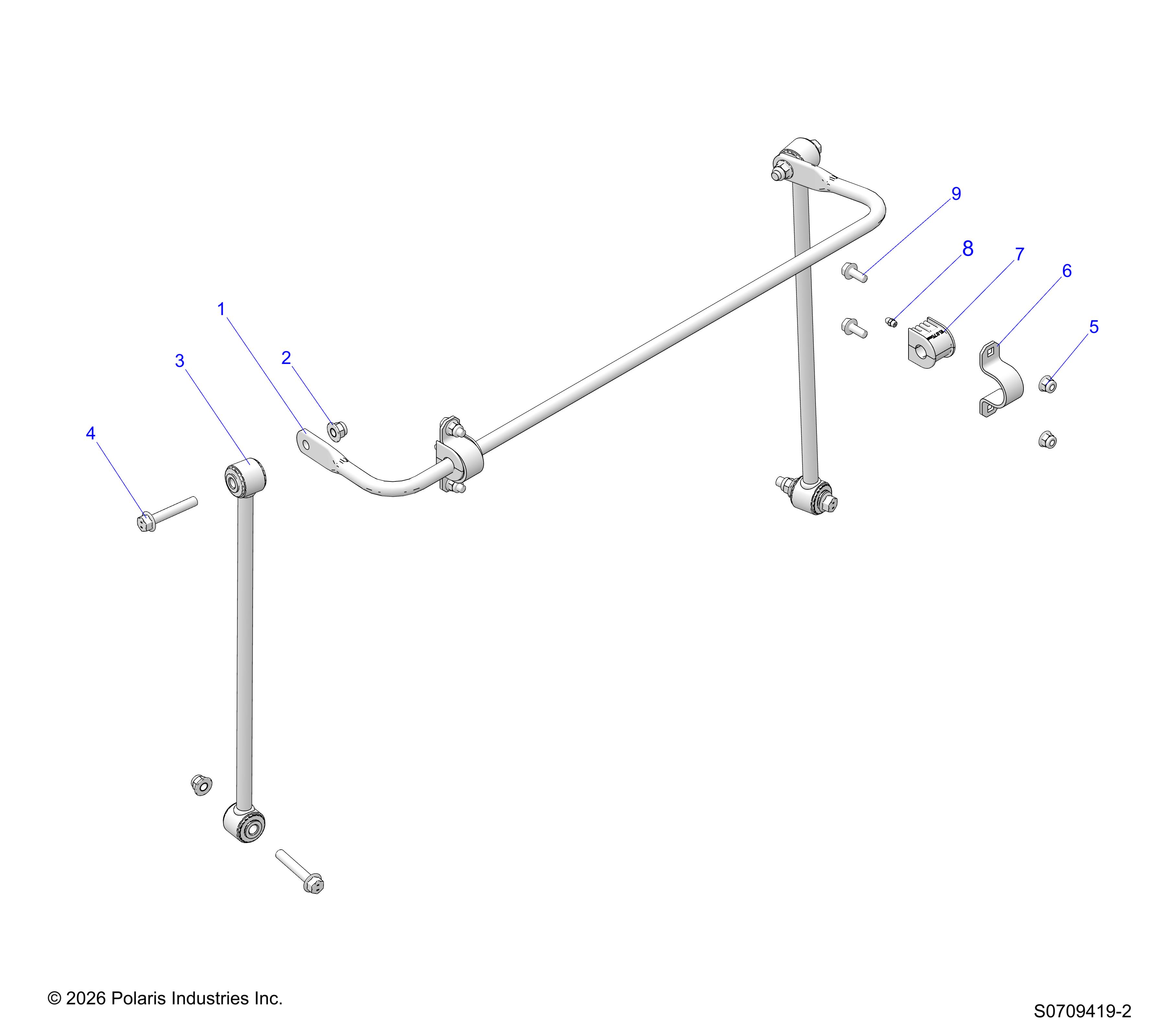 SUSPENSION, FRONT STABILIZER BAR