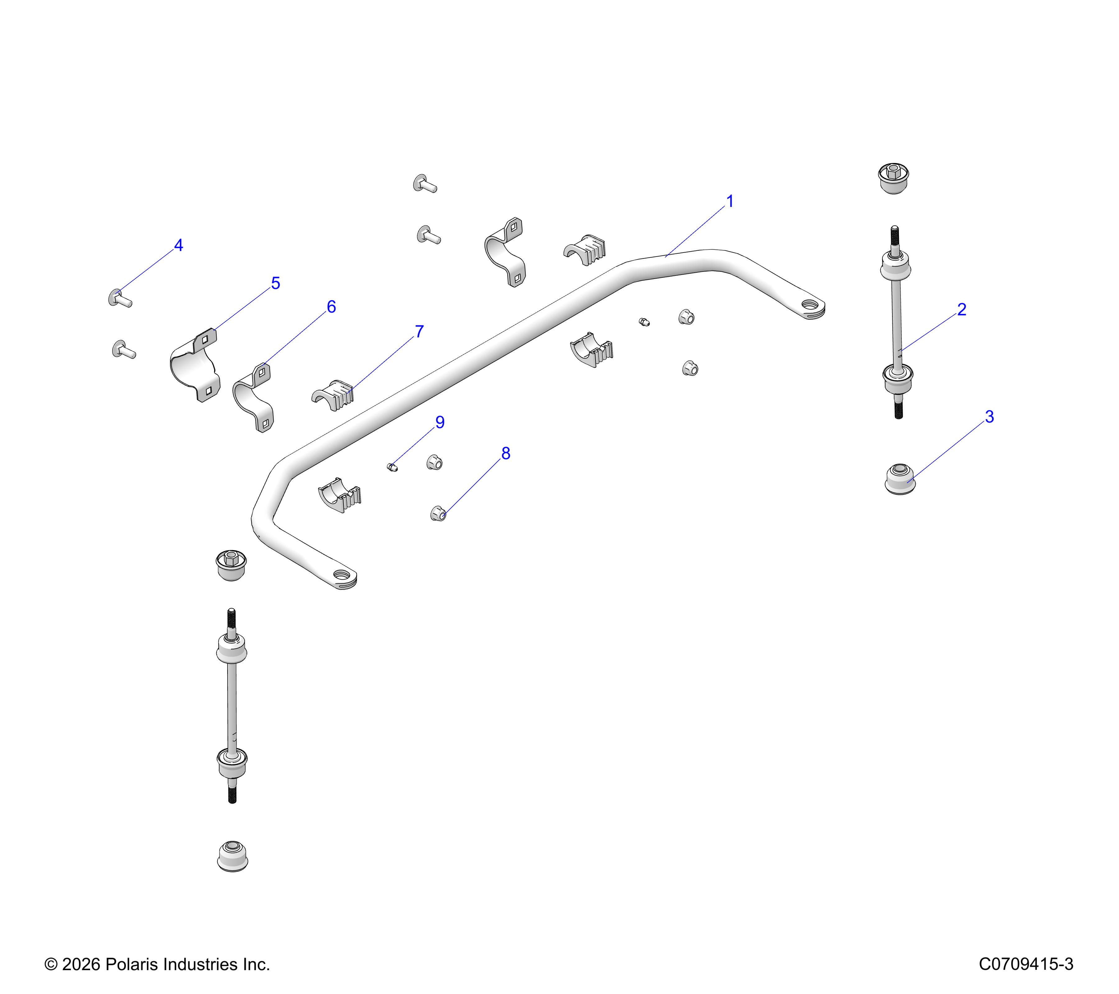 SUSPENSION, REAR STABILIZER BAR