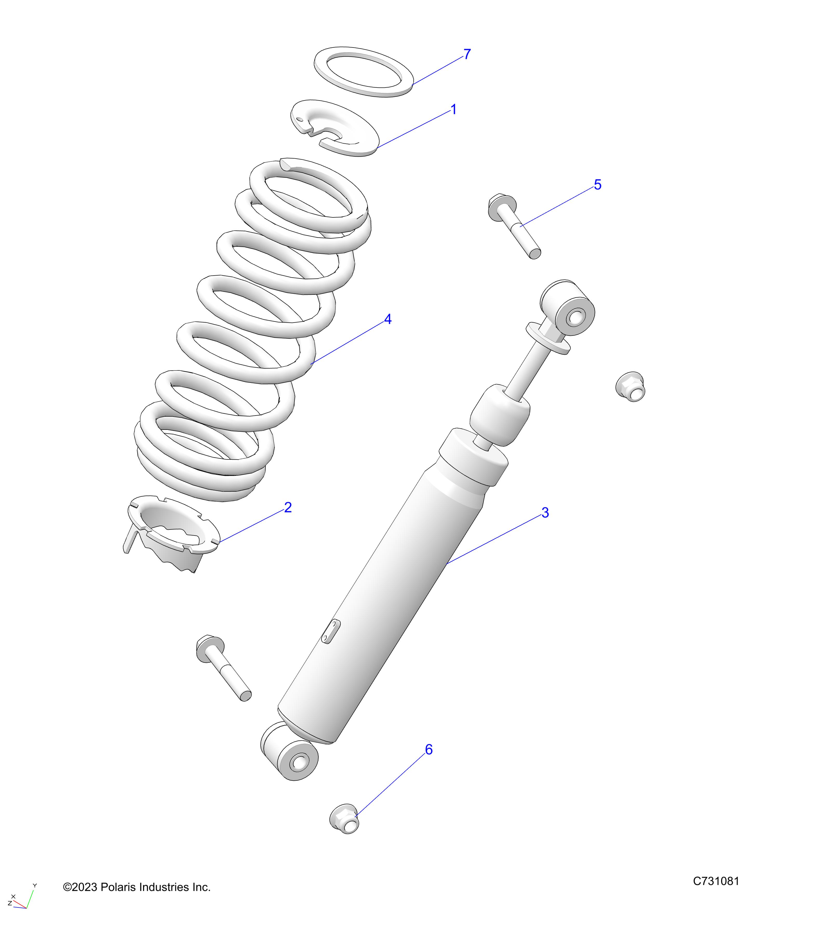 Part Number : 7045966 SHOCK-FRONT