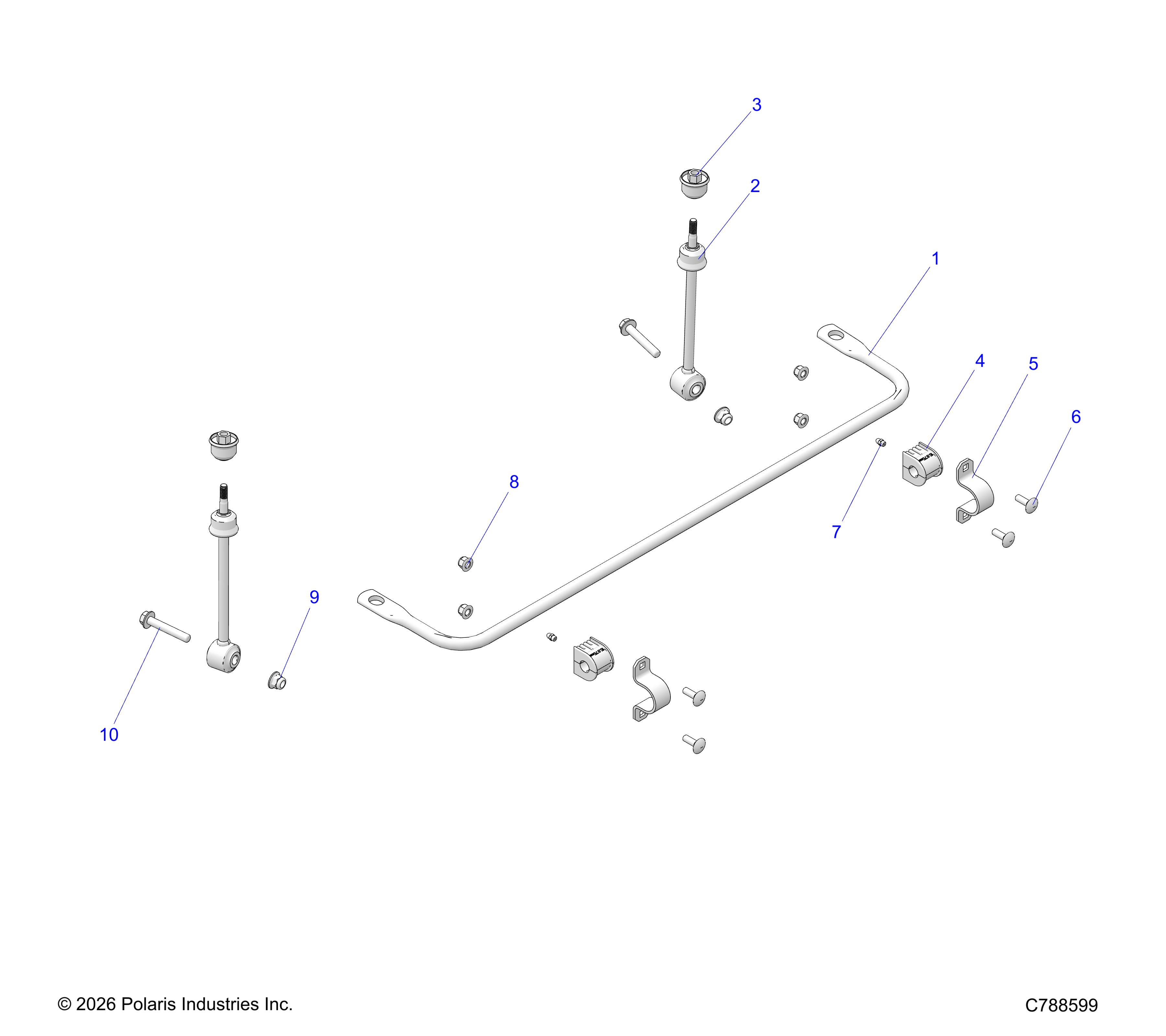 SUSPENSION, FRONT STABILIZER BAR