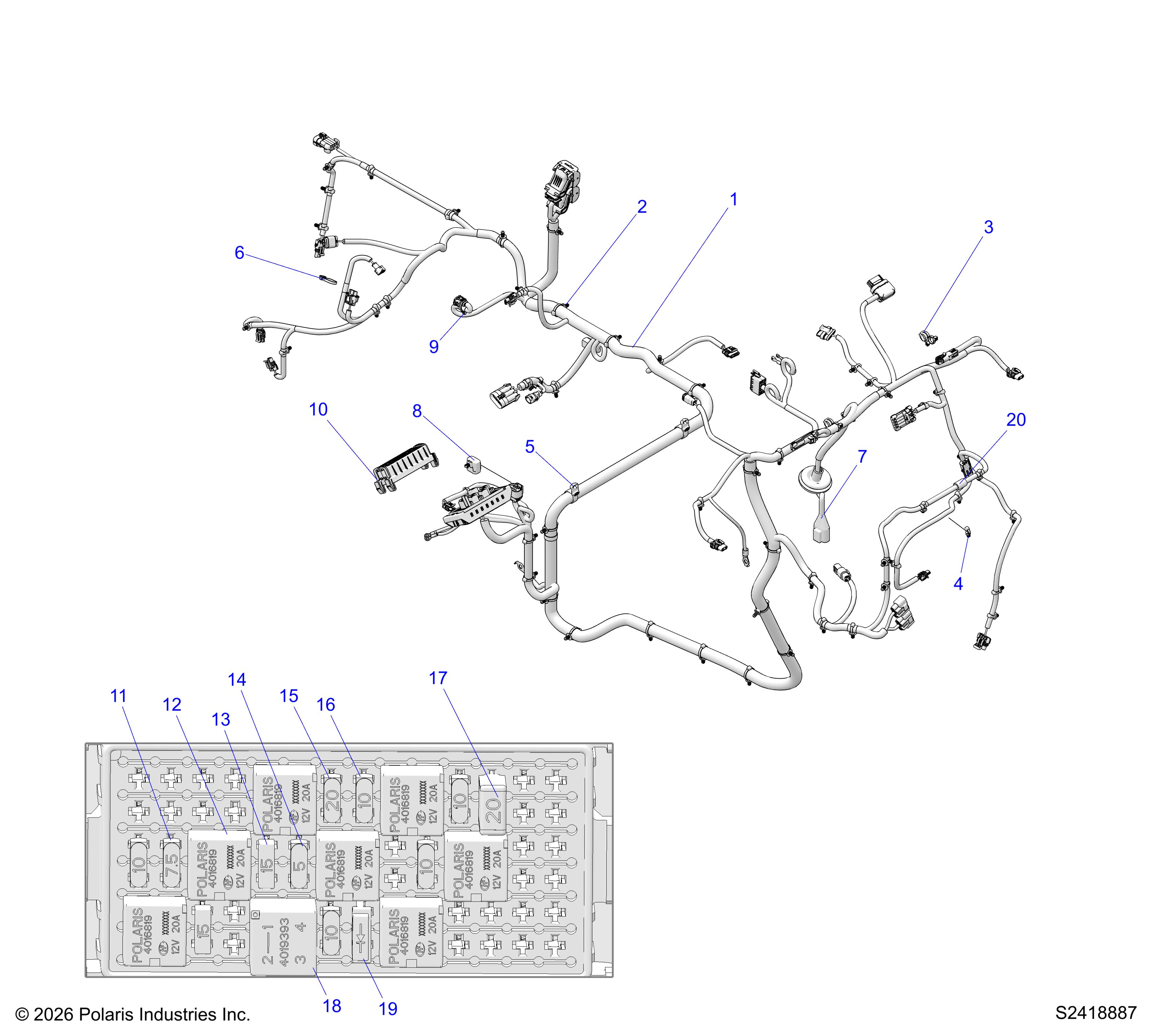 ELECTRICAL, HARNESS, CHASSIS