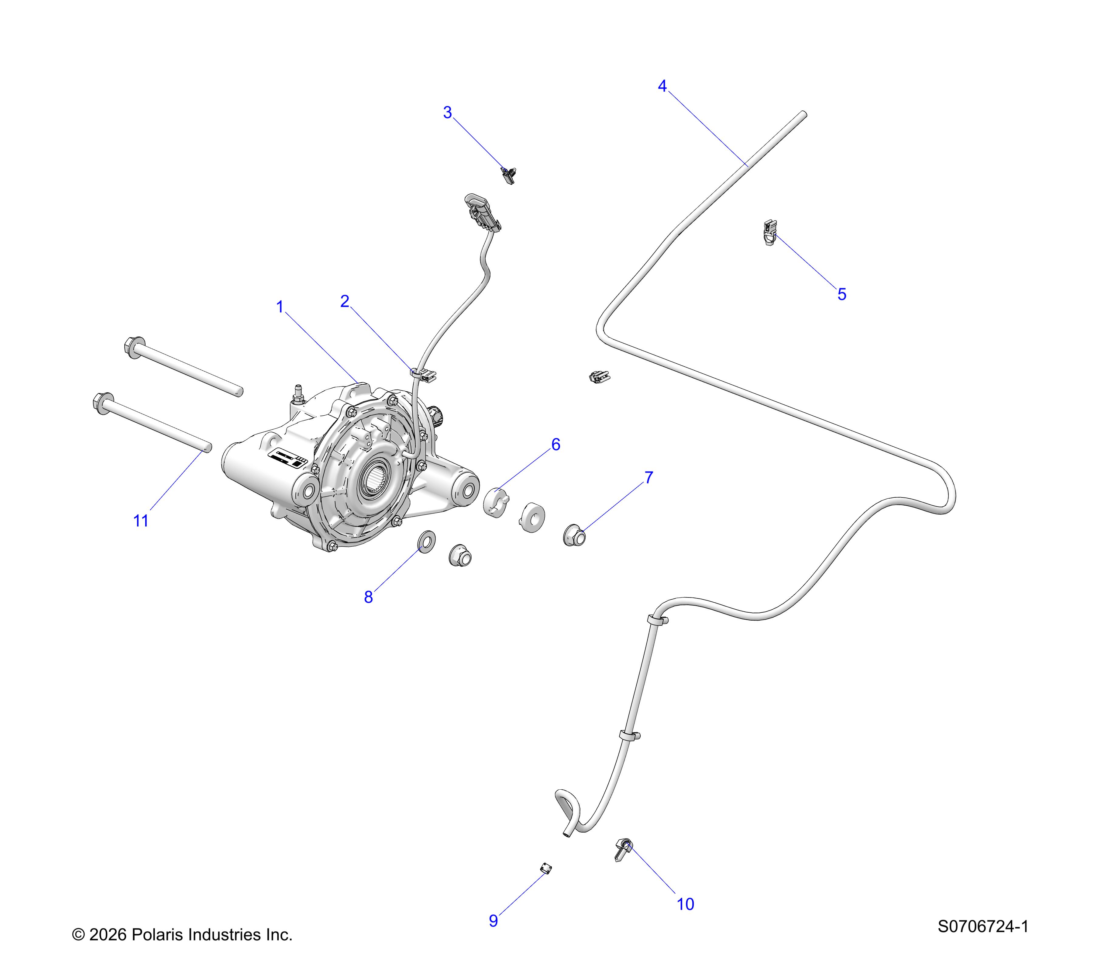 DRIVE TRAIN, FRONT GEARCASE MOUNTING