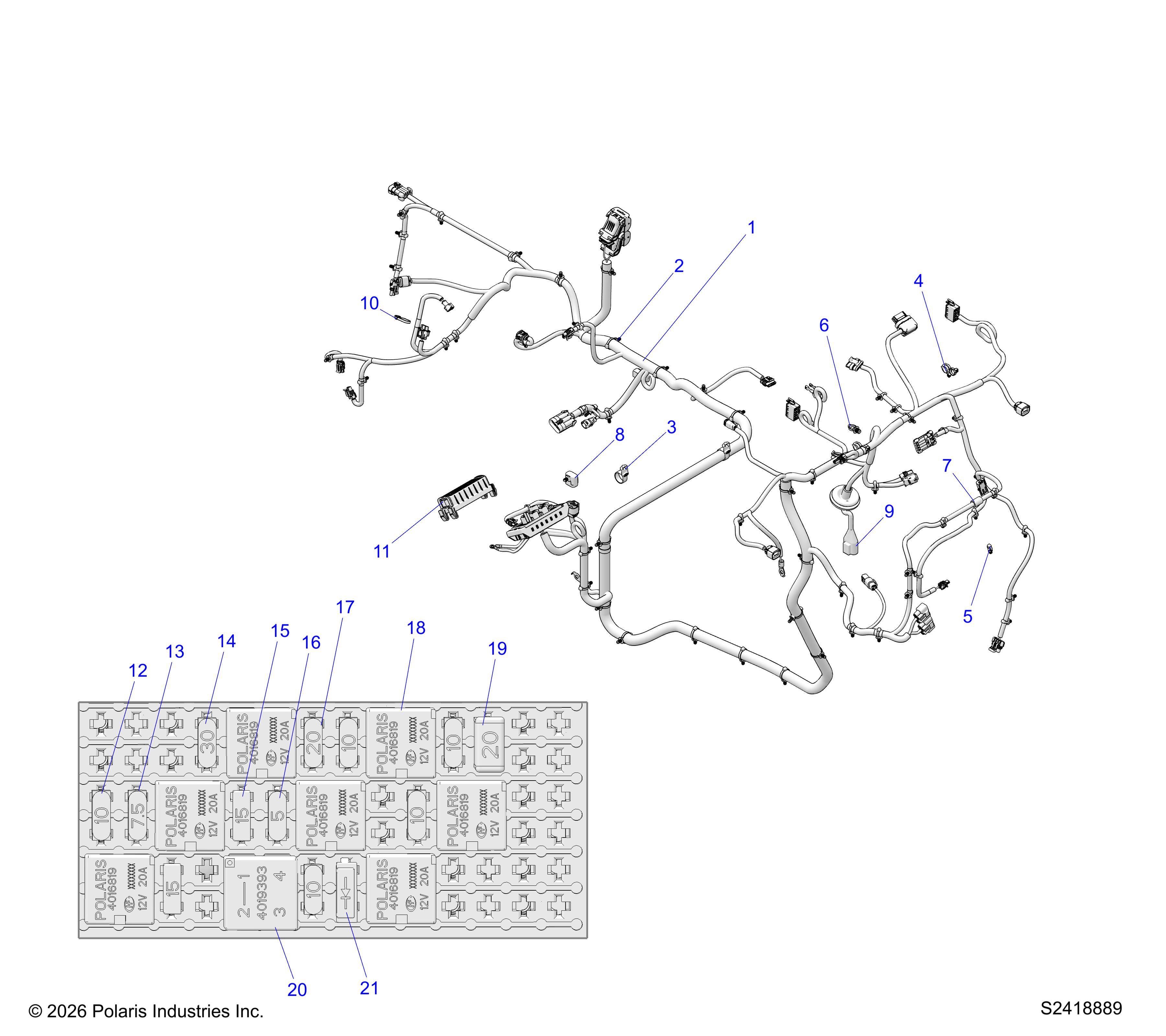 ELECTRICAL, HARNESS, CHASSIS