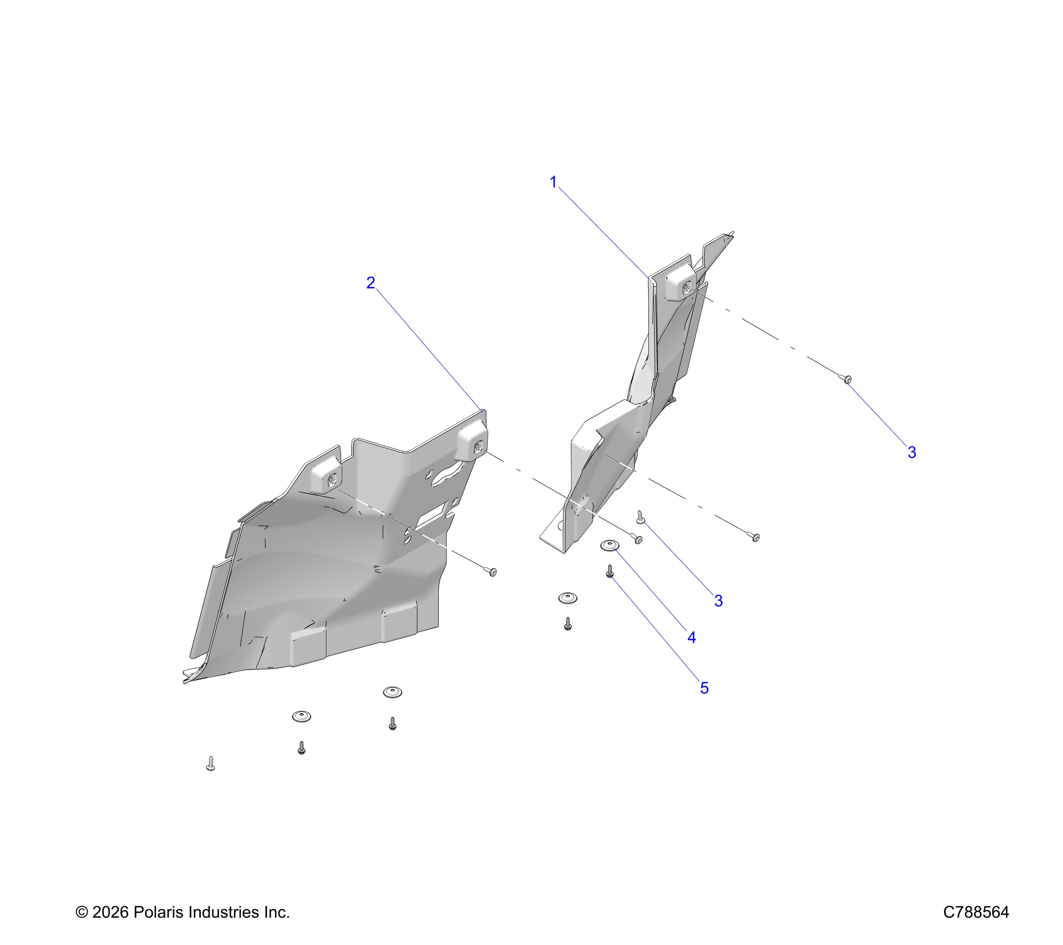 BODY, FRONT INNER FENDER