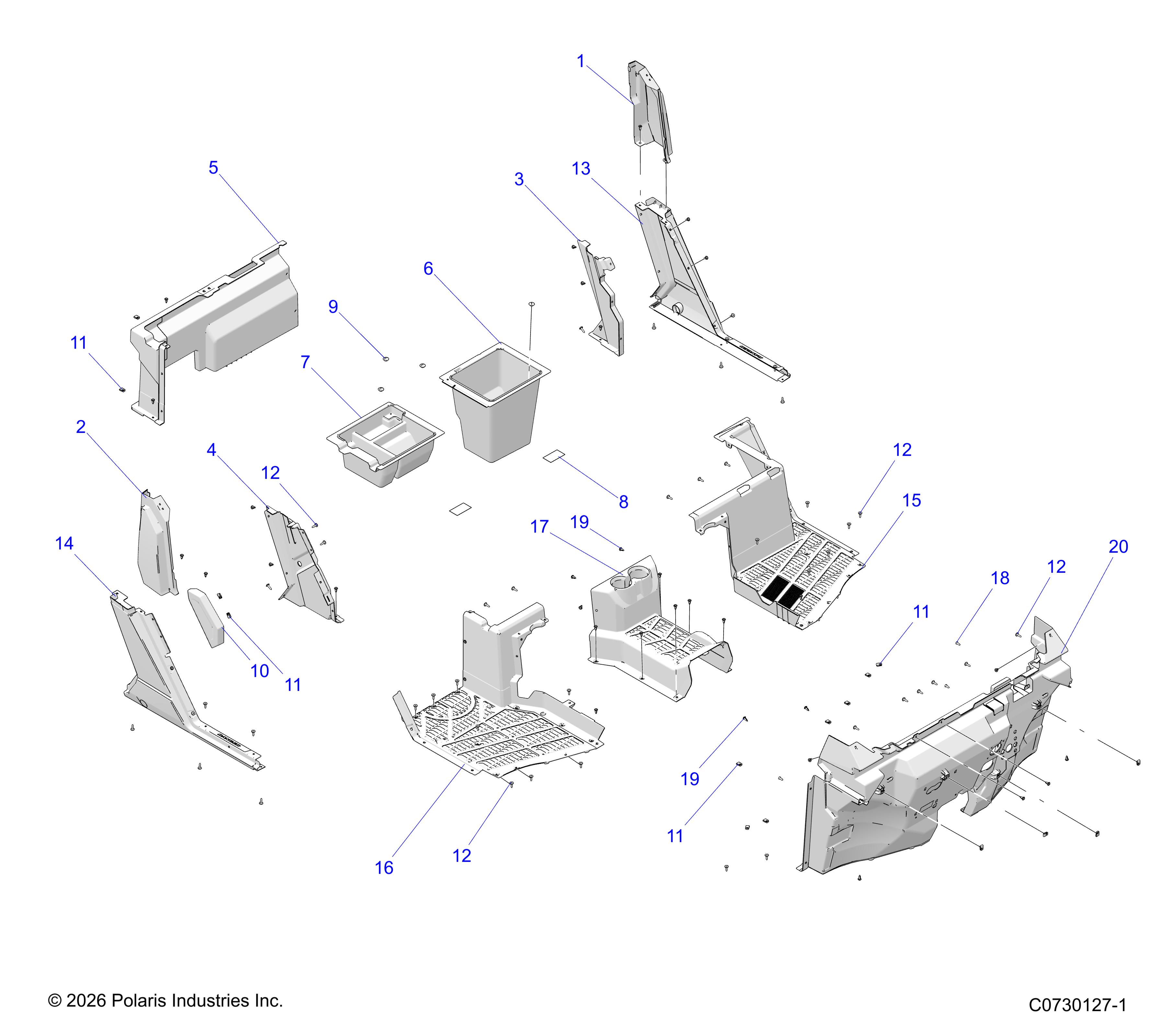 BODY, FRONT FLOOR & ROCKERS