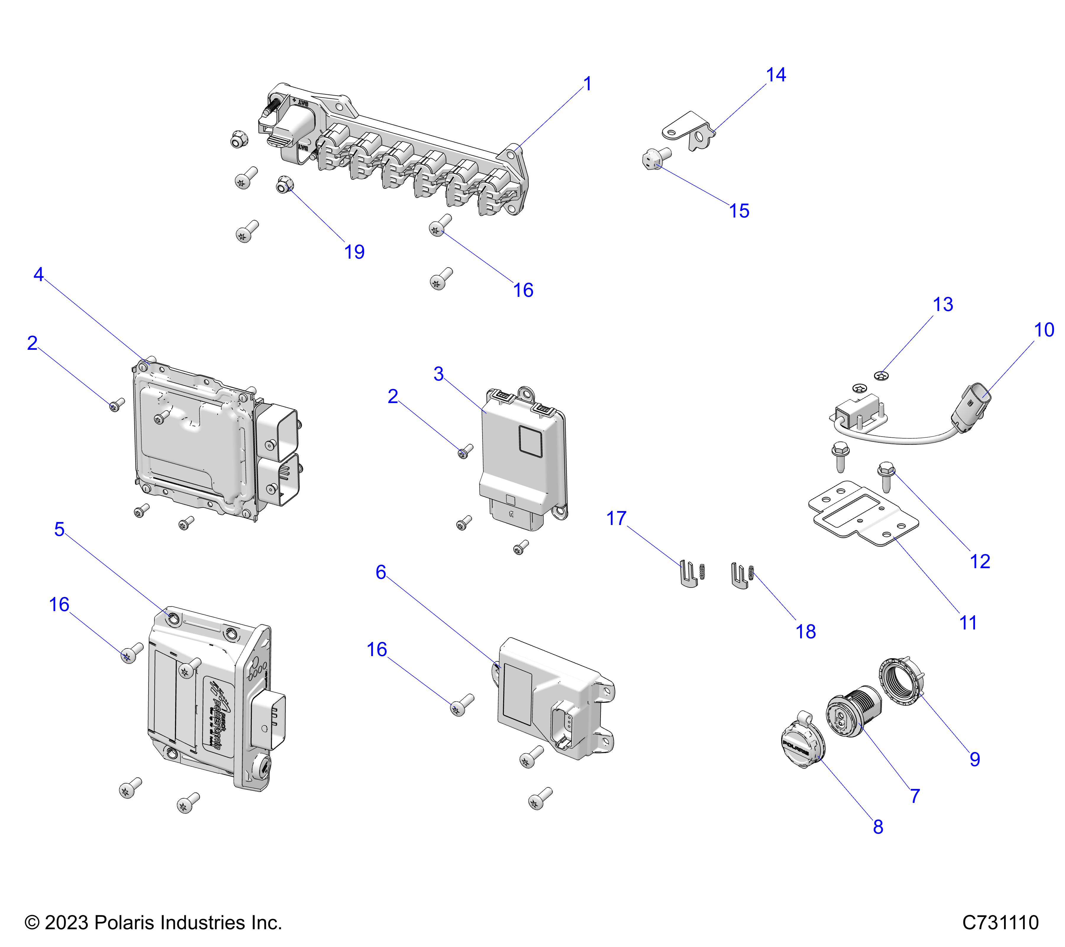 Part Number : 5272292-329 BRKT-HARNESSSUPPORTBLK