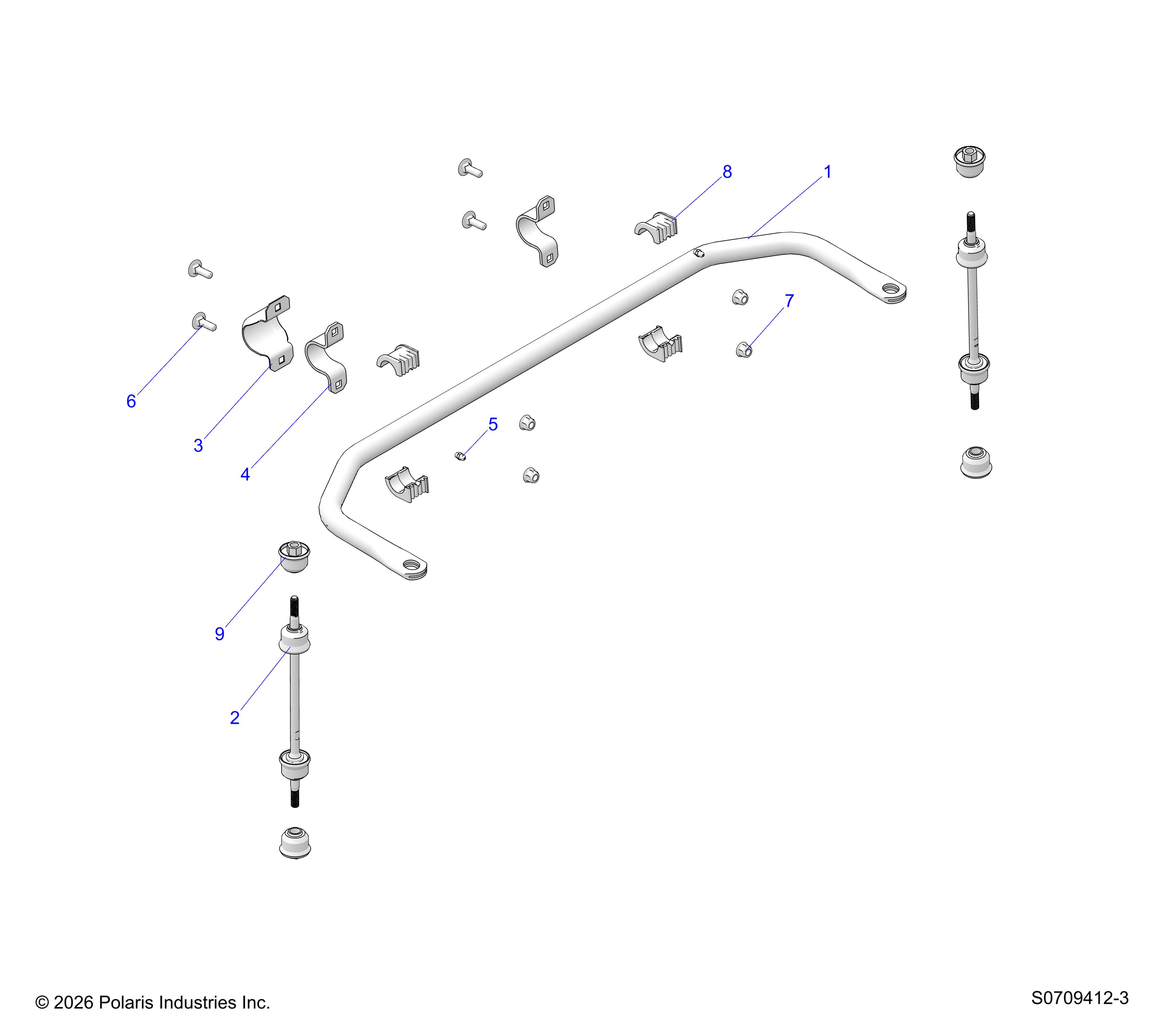 SUSPENSION, REAR STABILIZER