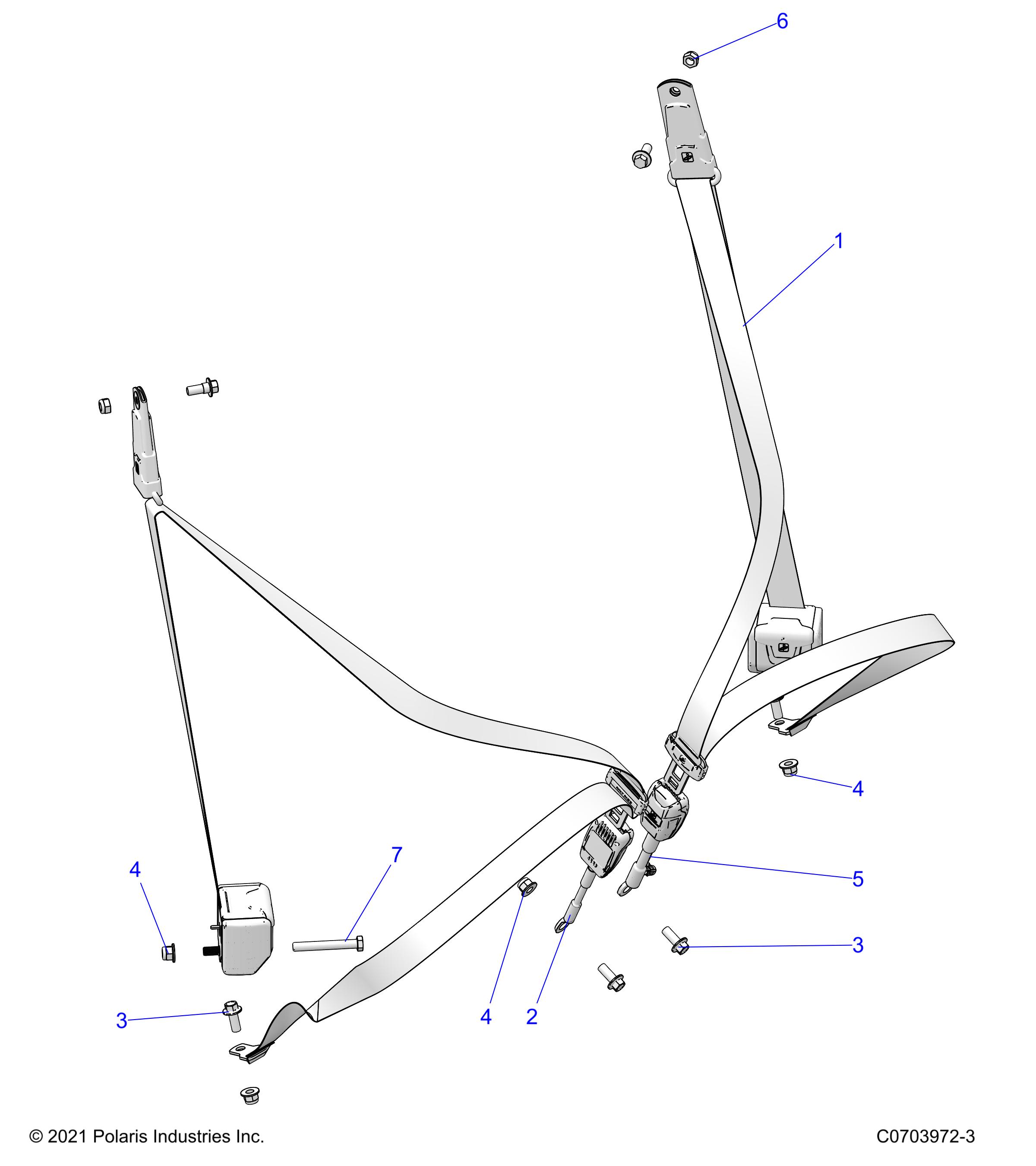 Part Number : 2638203 BUCKLE-SEATBELT 9.6 DRIVER