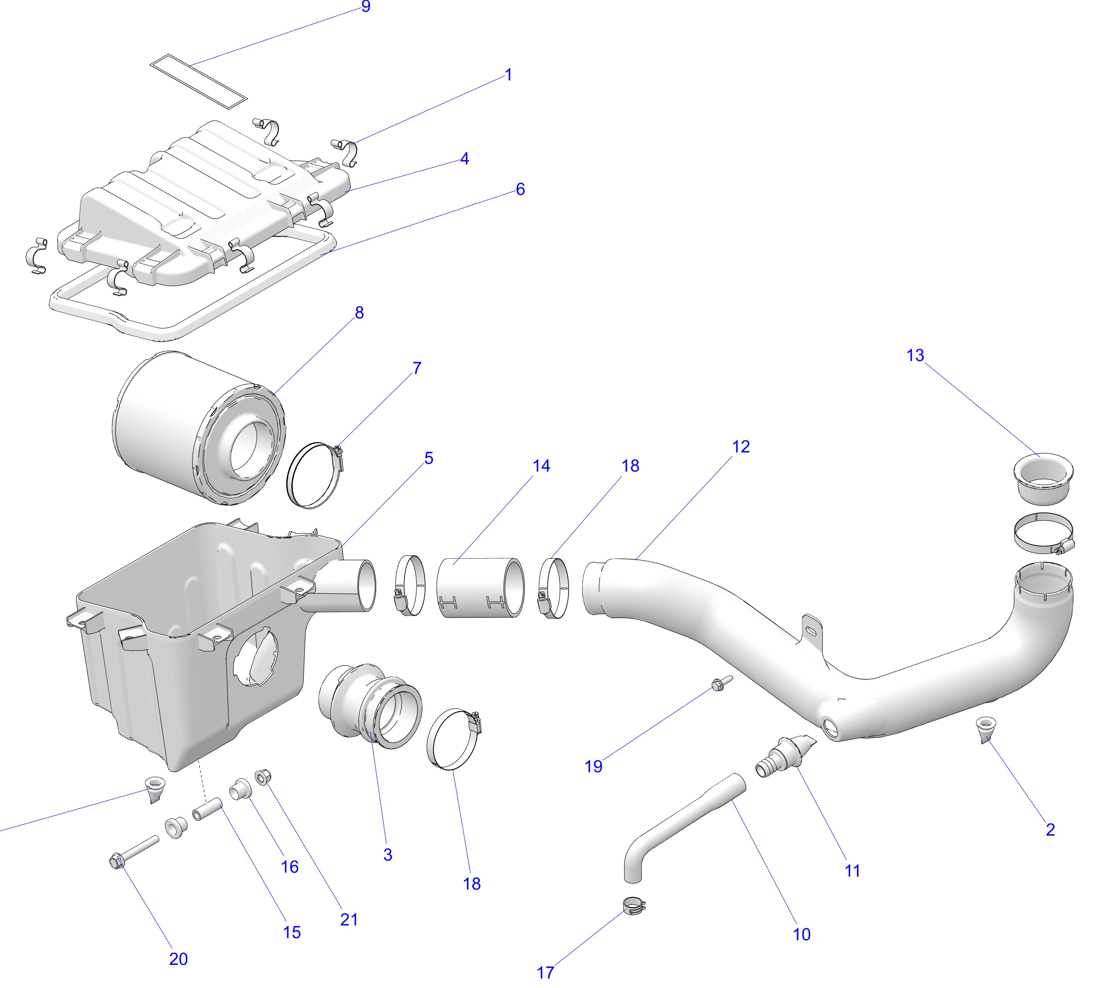 ENGINE, AIR INTAKE