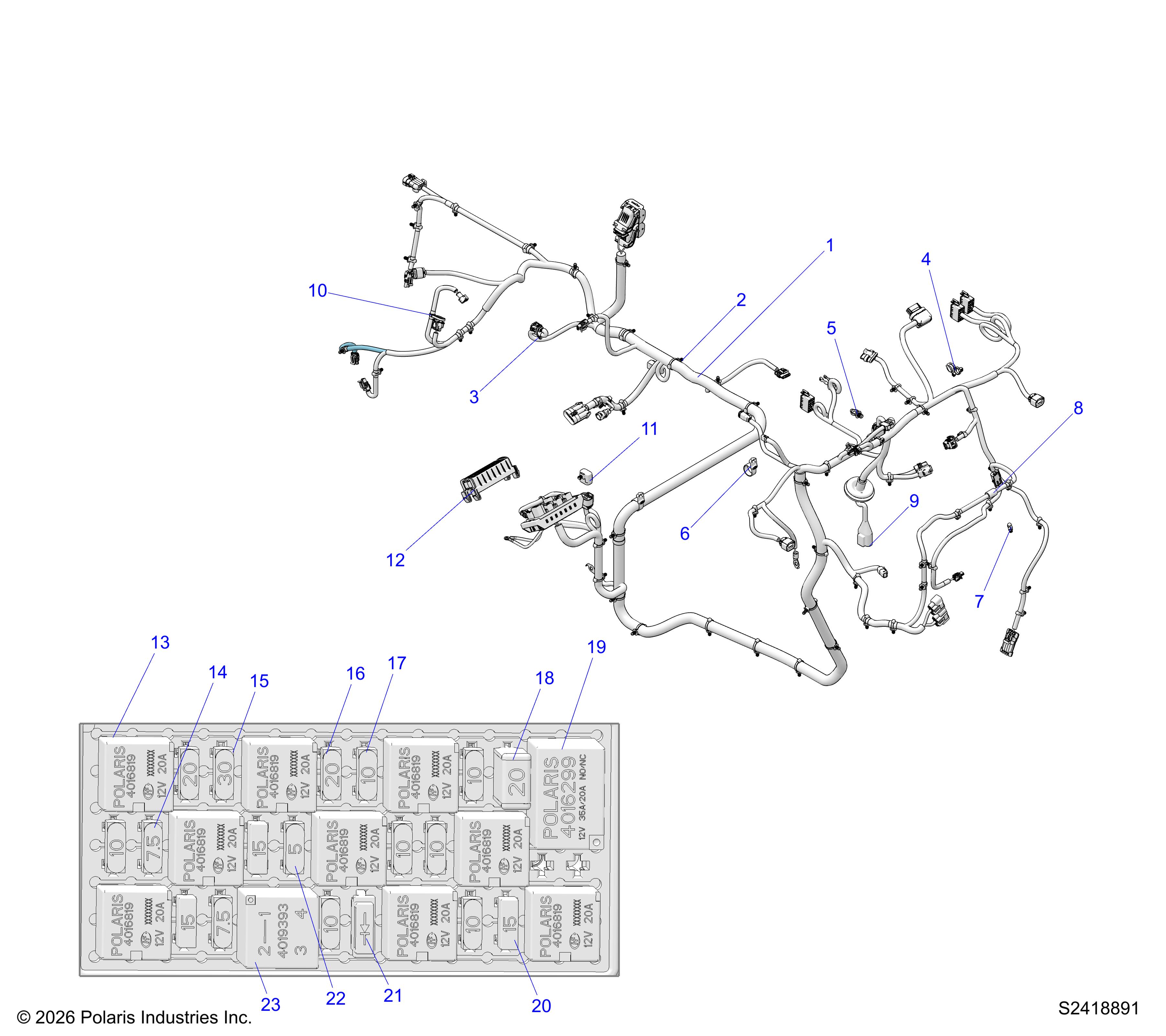 ELECTRICAL, HARNESS, CHASSIS