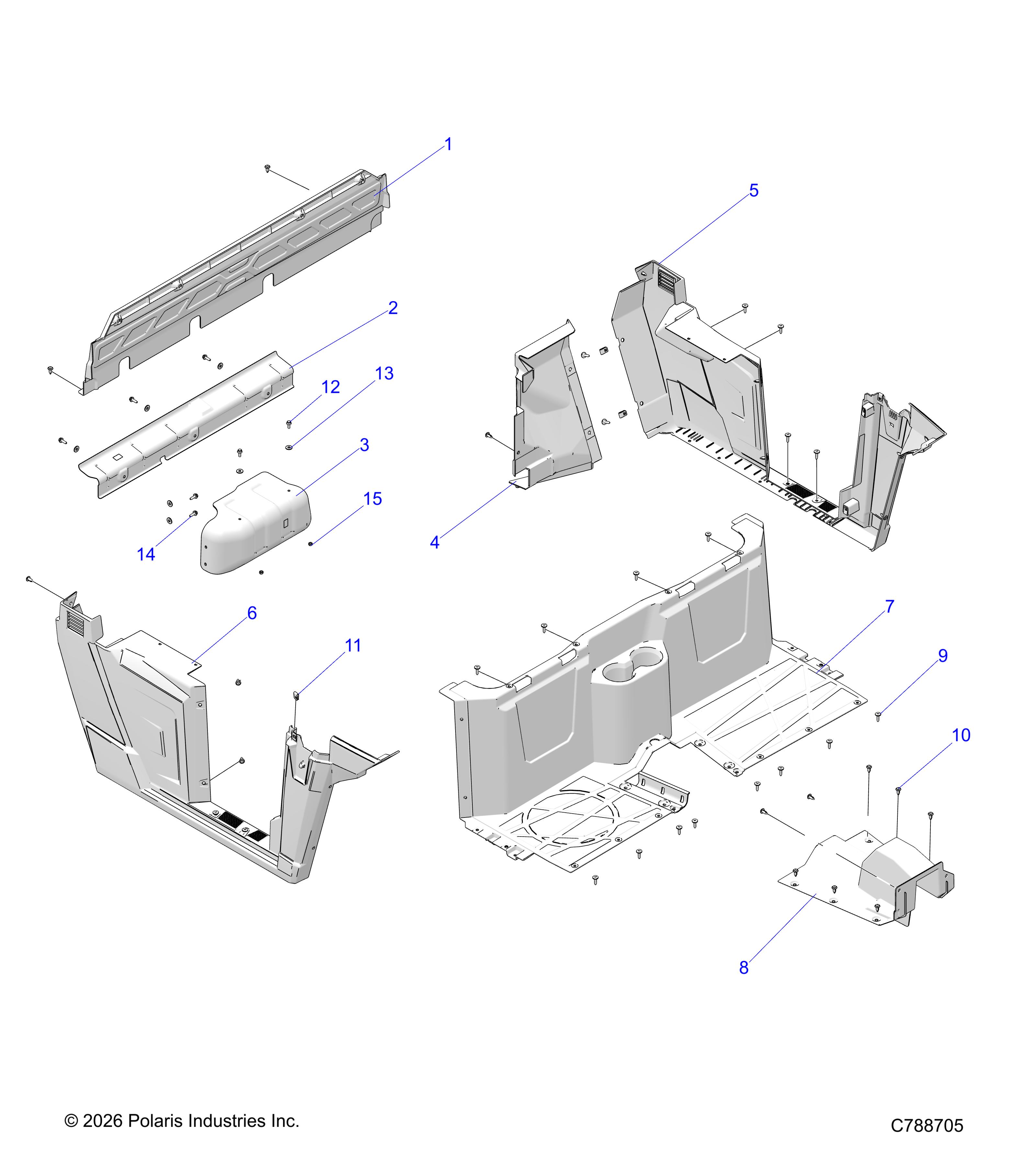 BODY, FLOOR REAR, FENDERS & CLOSE OFF