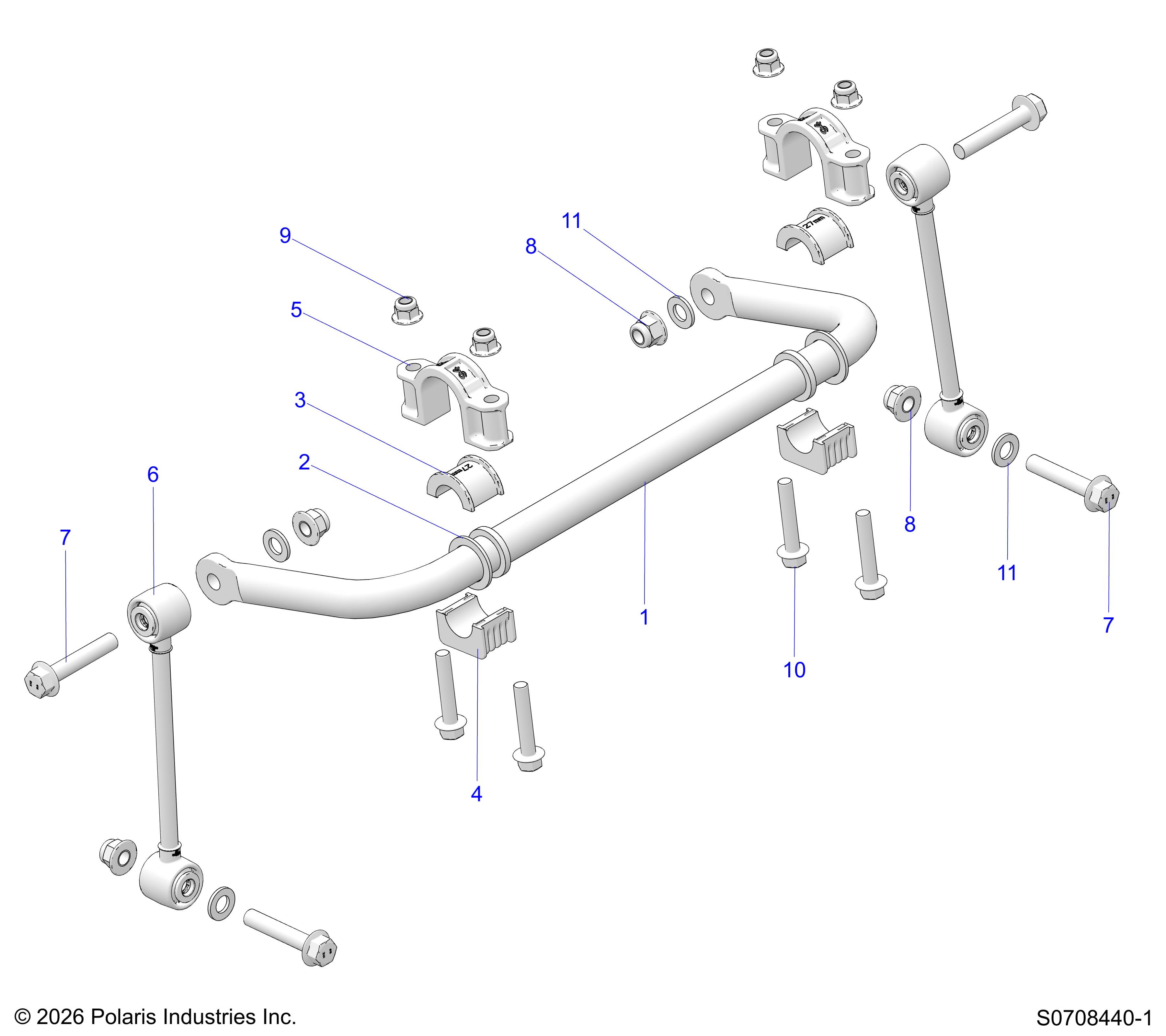 SUSPENSION, FRONT STABILIZER BAR