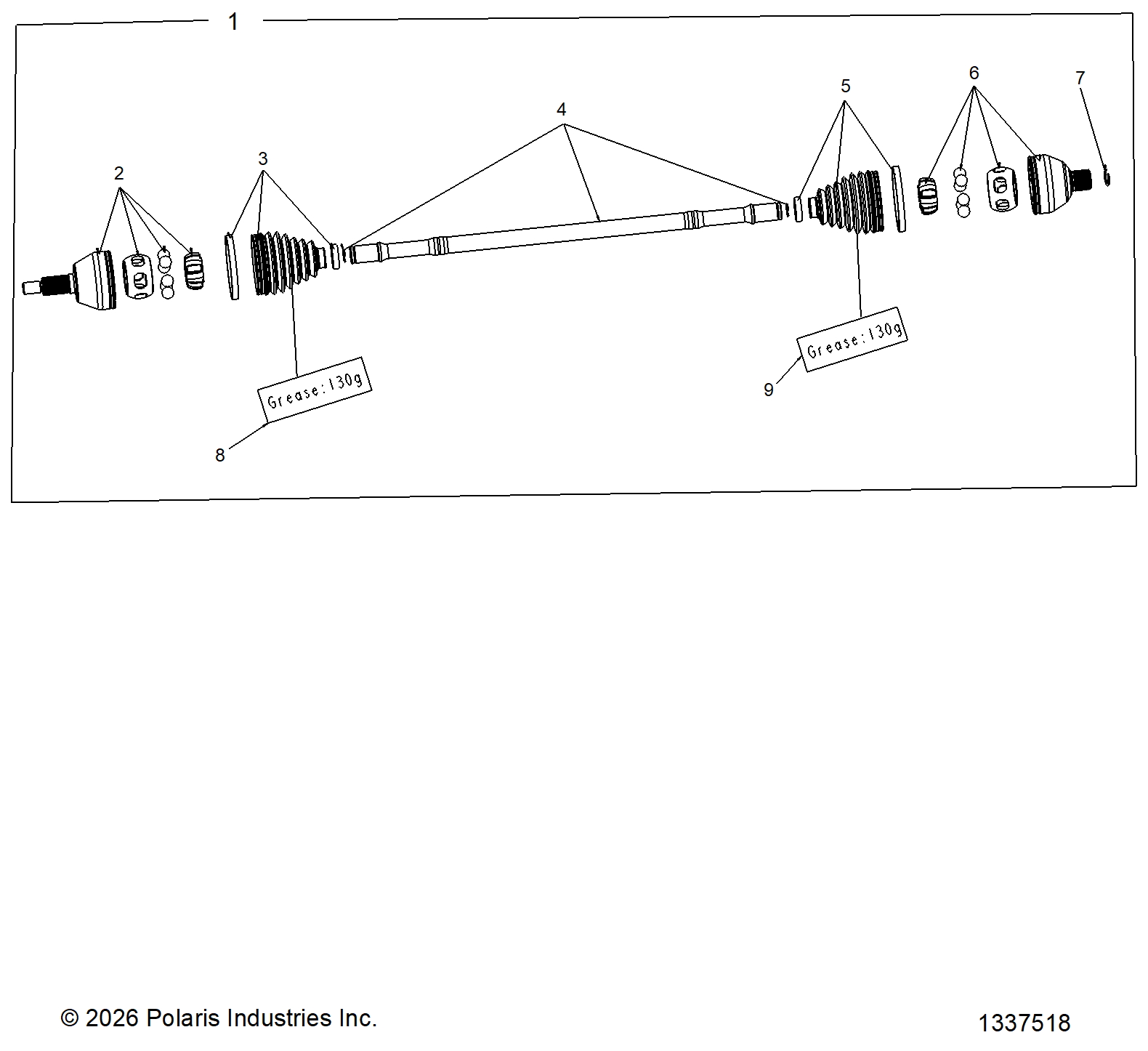 DRIVE TRAIN, HALF SHAFT, FRONT