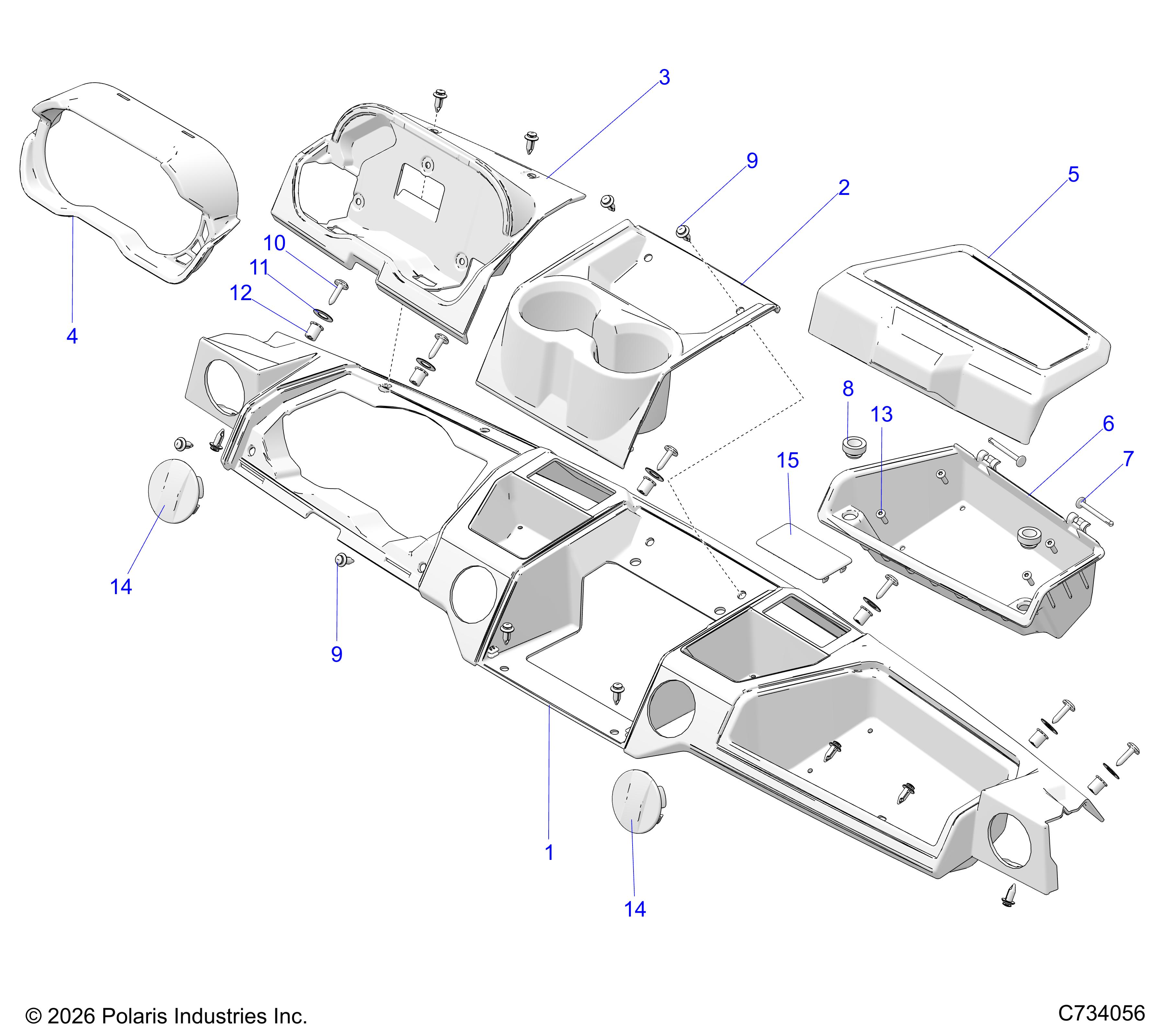 BODY, DASH UPPER