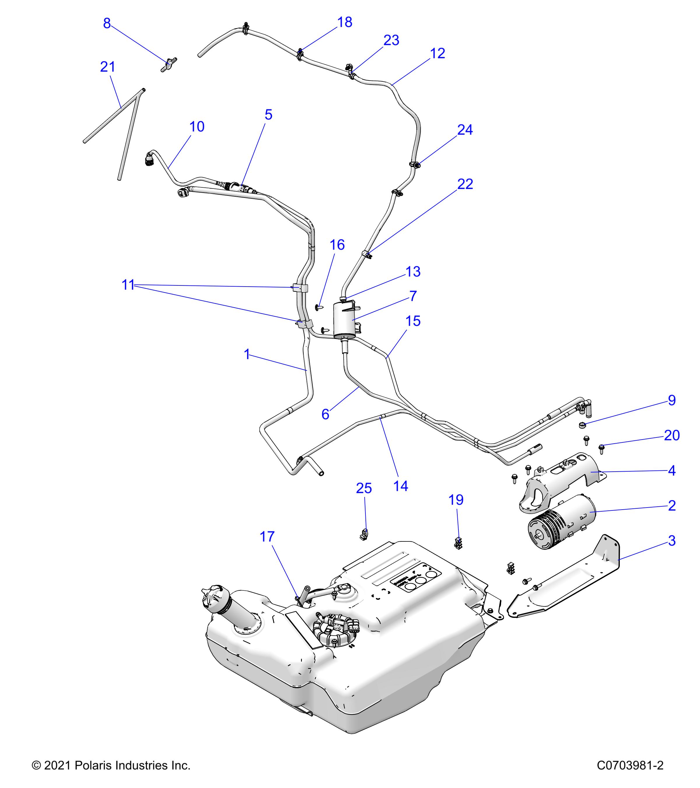 Part Number : 5269716-329 BRKT-MNT CANISTER ECOAT