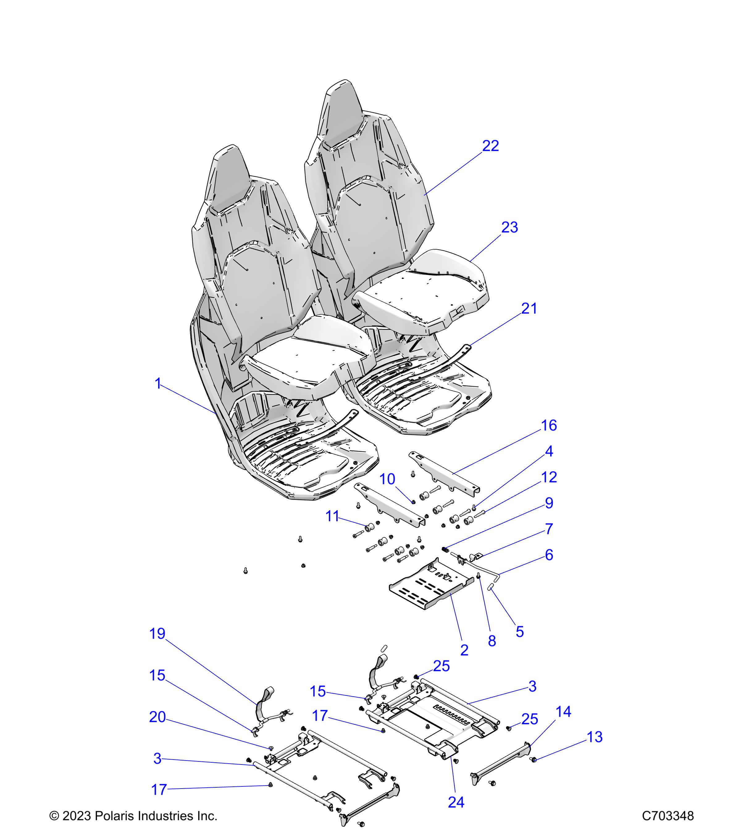 Part Number : 2639145 ASM-SEAT BASE-STATIC