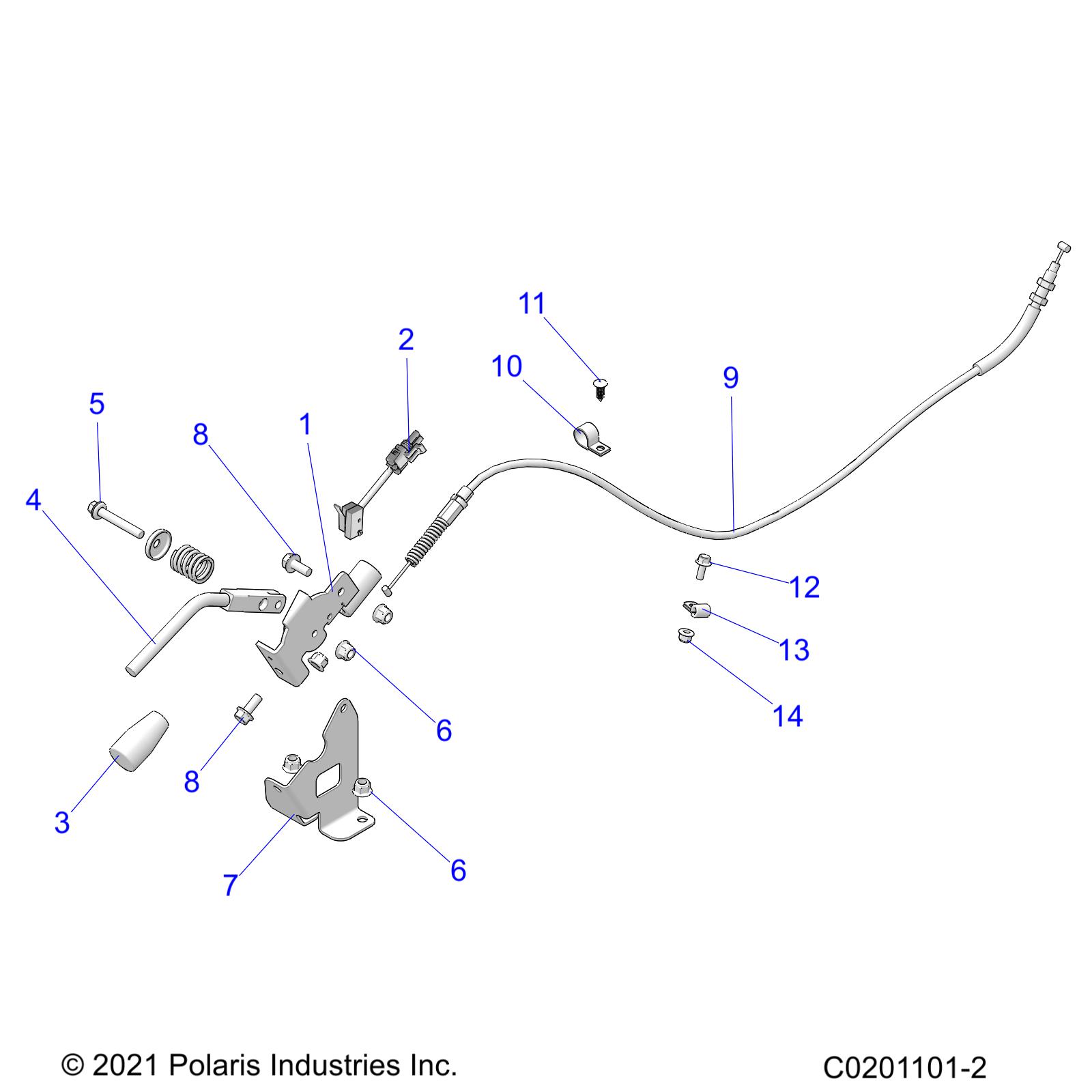 Part Number : 5264511 BRKT-HAND BRAKE