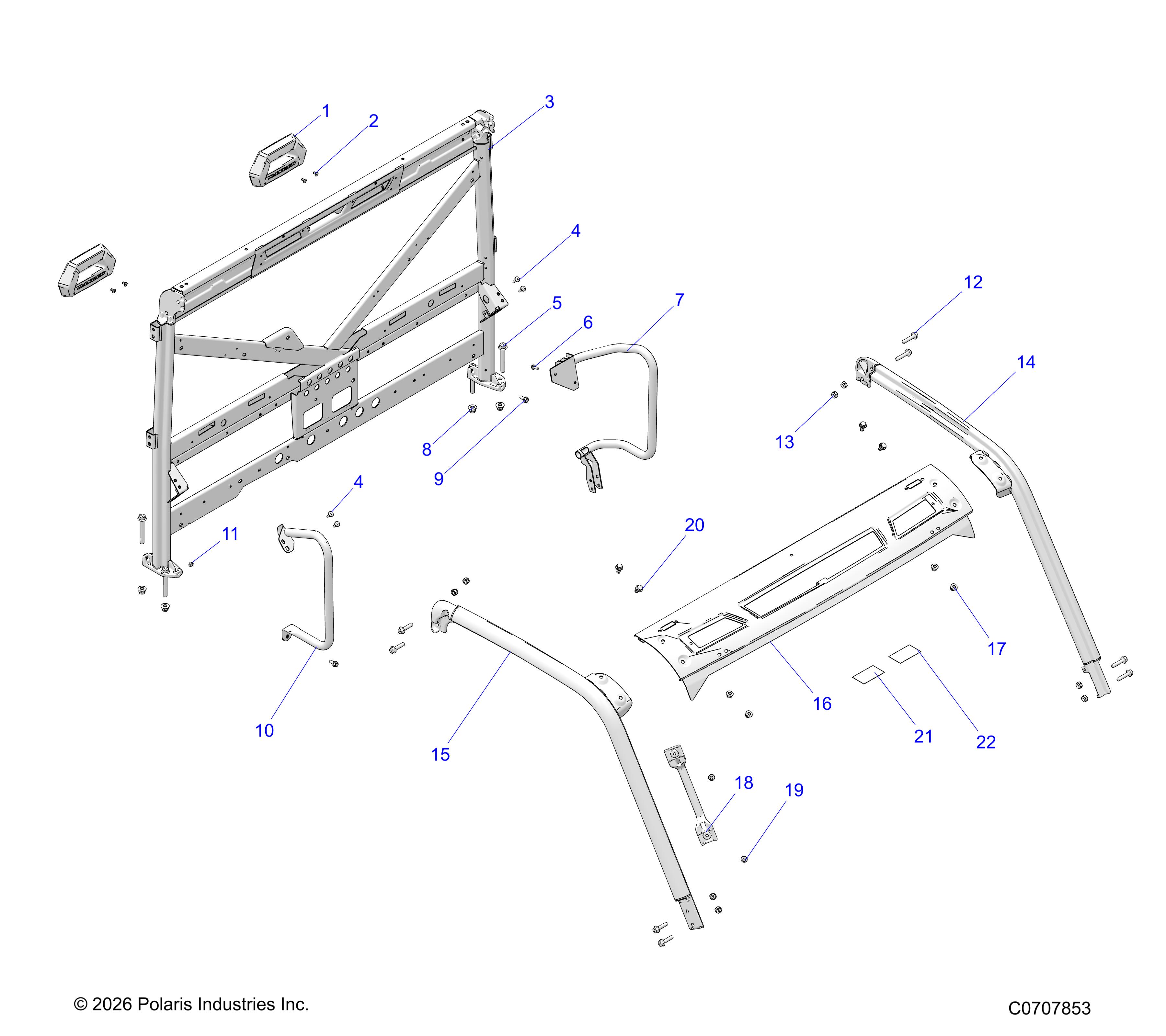 CHASSIS, CAB FRAME