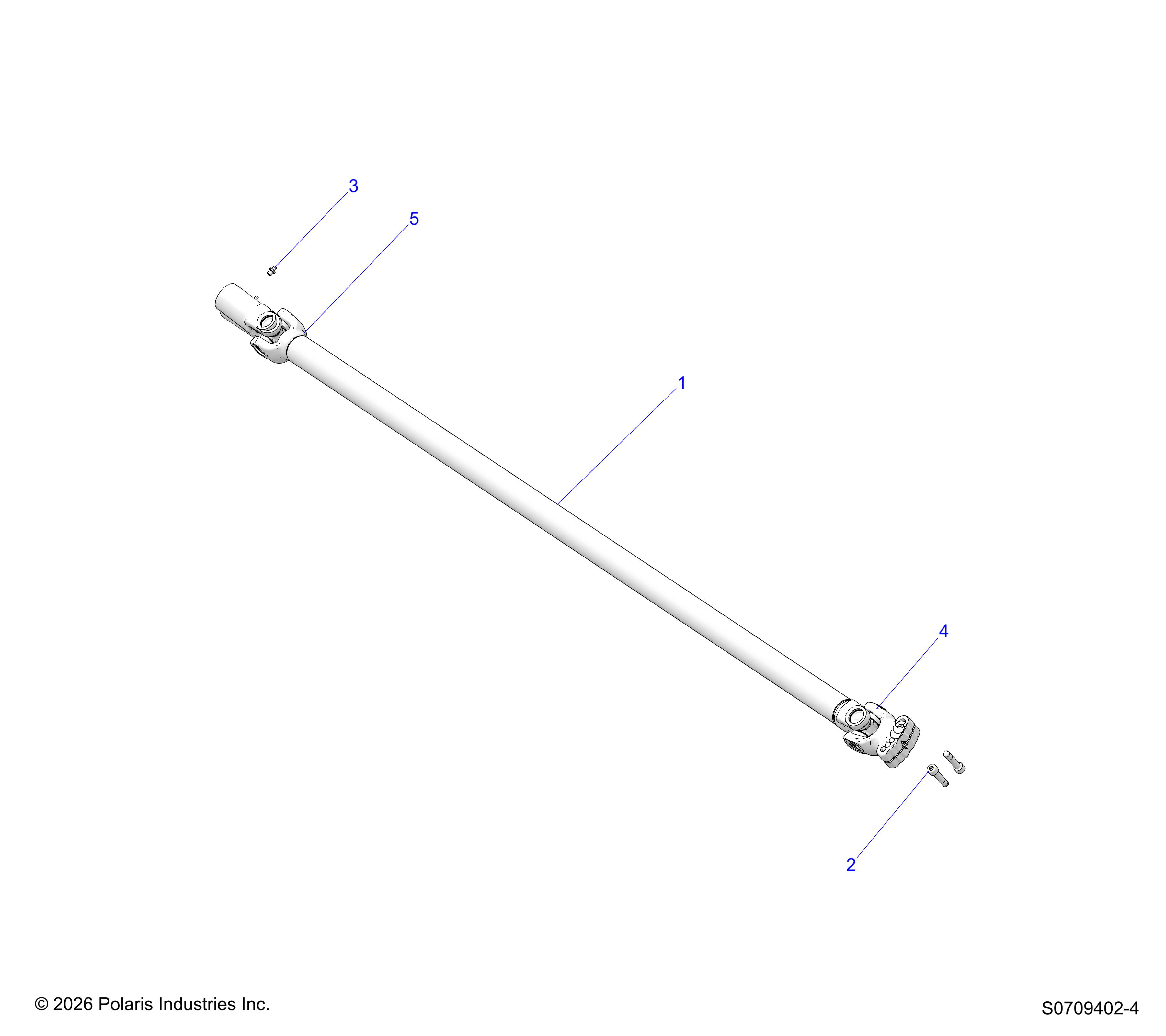 DRIVE TRAIN, PROP SHAFT