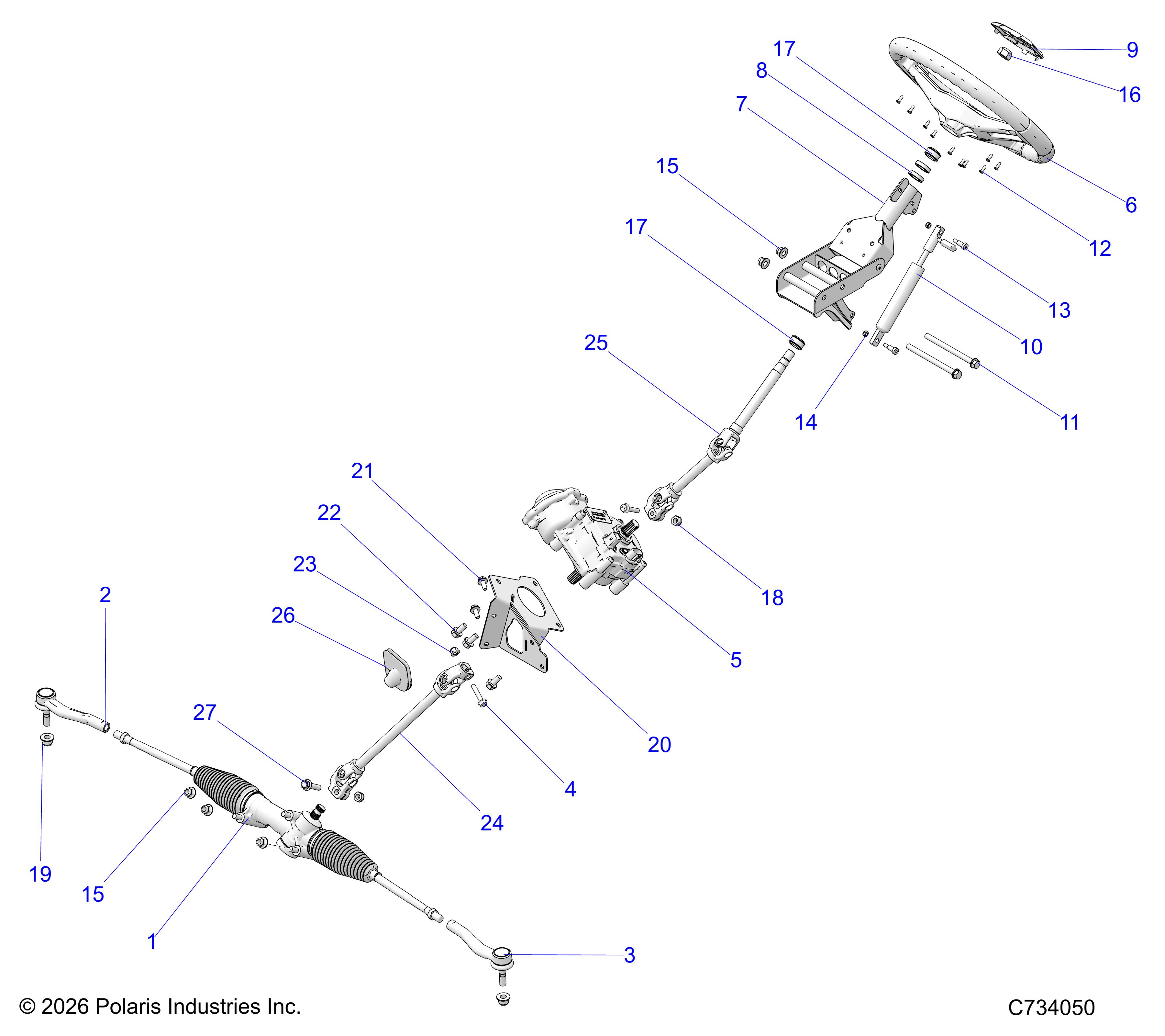 STEERING, STEERING ASM.