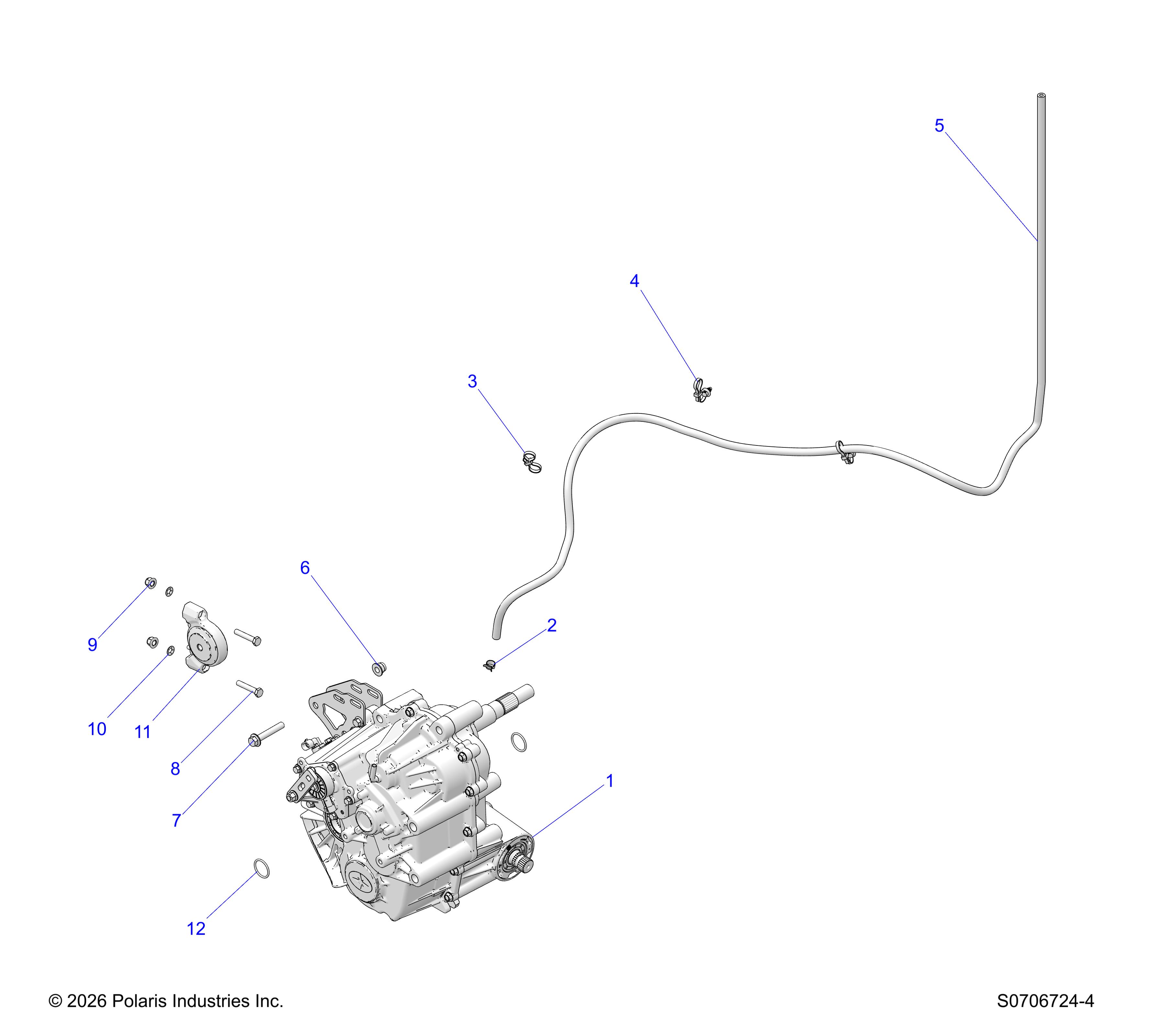 DRIVE TRAIN, MAIN GEARCASE MOUNTING