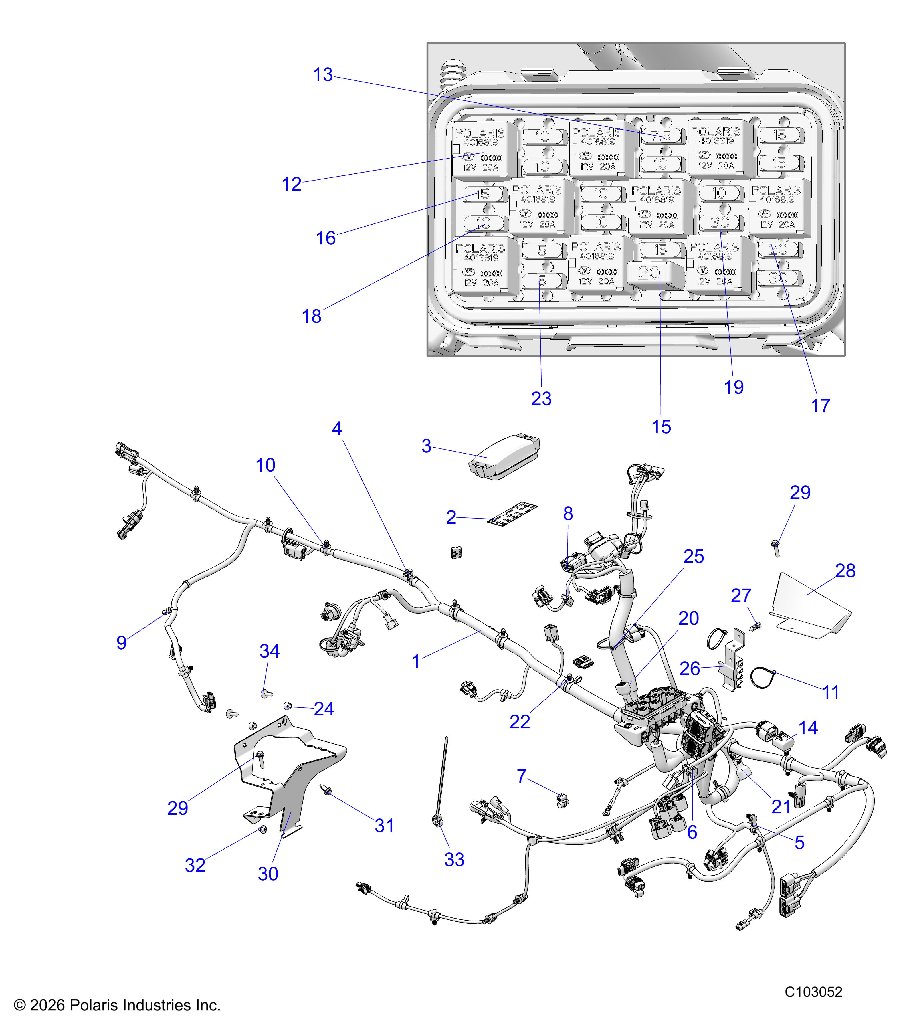 ELECTRICAL, WIRE HARNESS