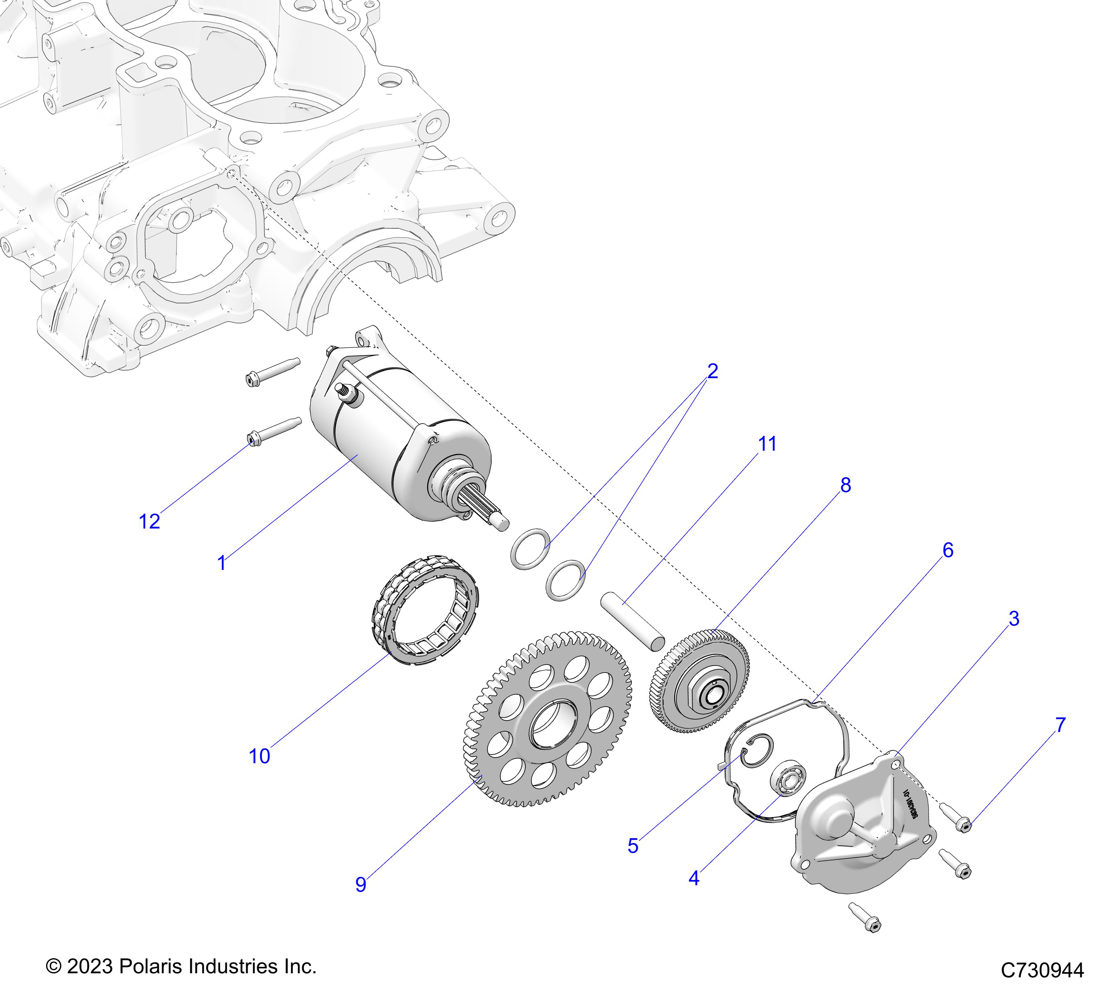 Part Number : 4019607 STARTER-9TCW