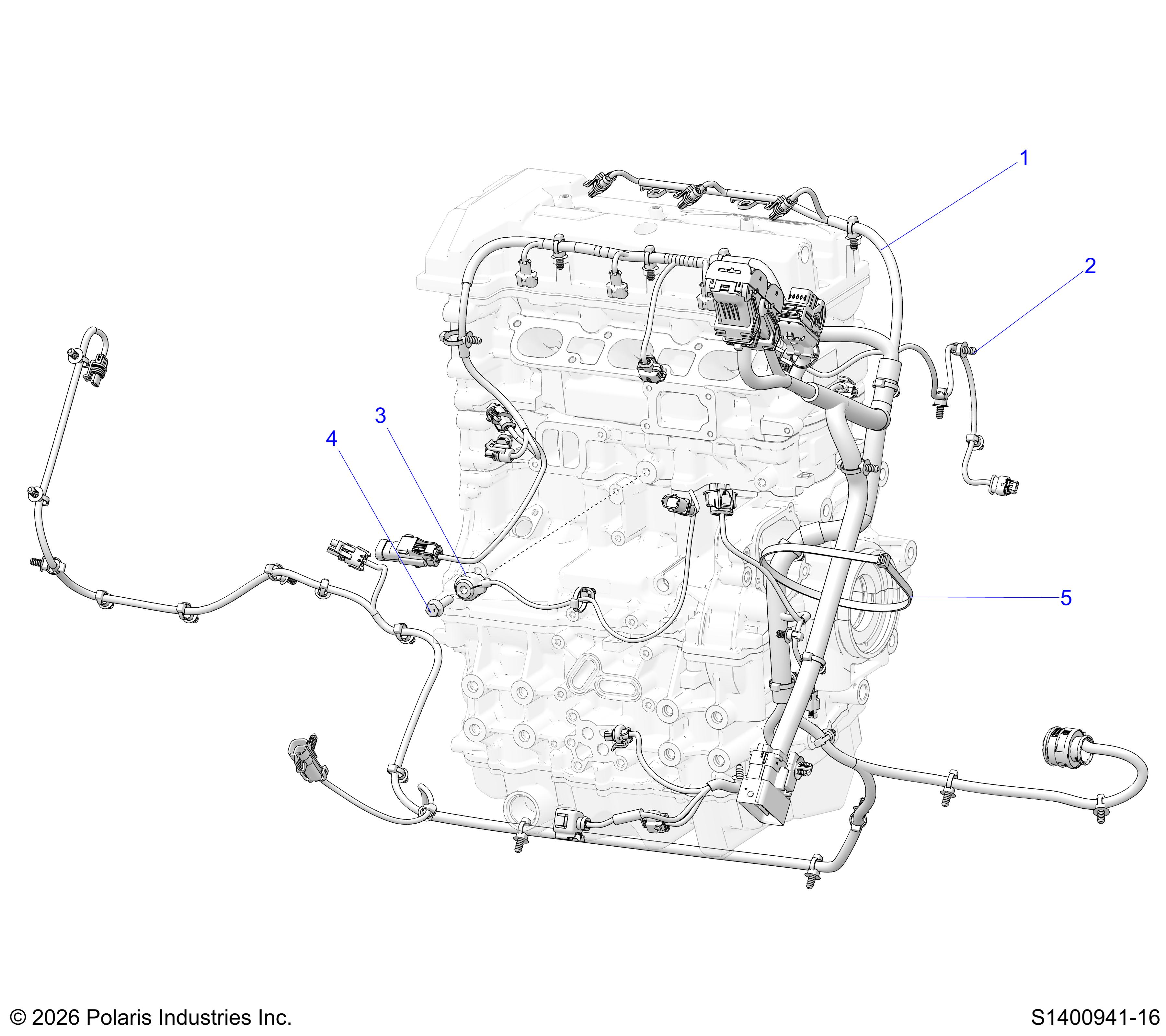ENGINE, WIRE HARNESS