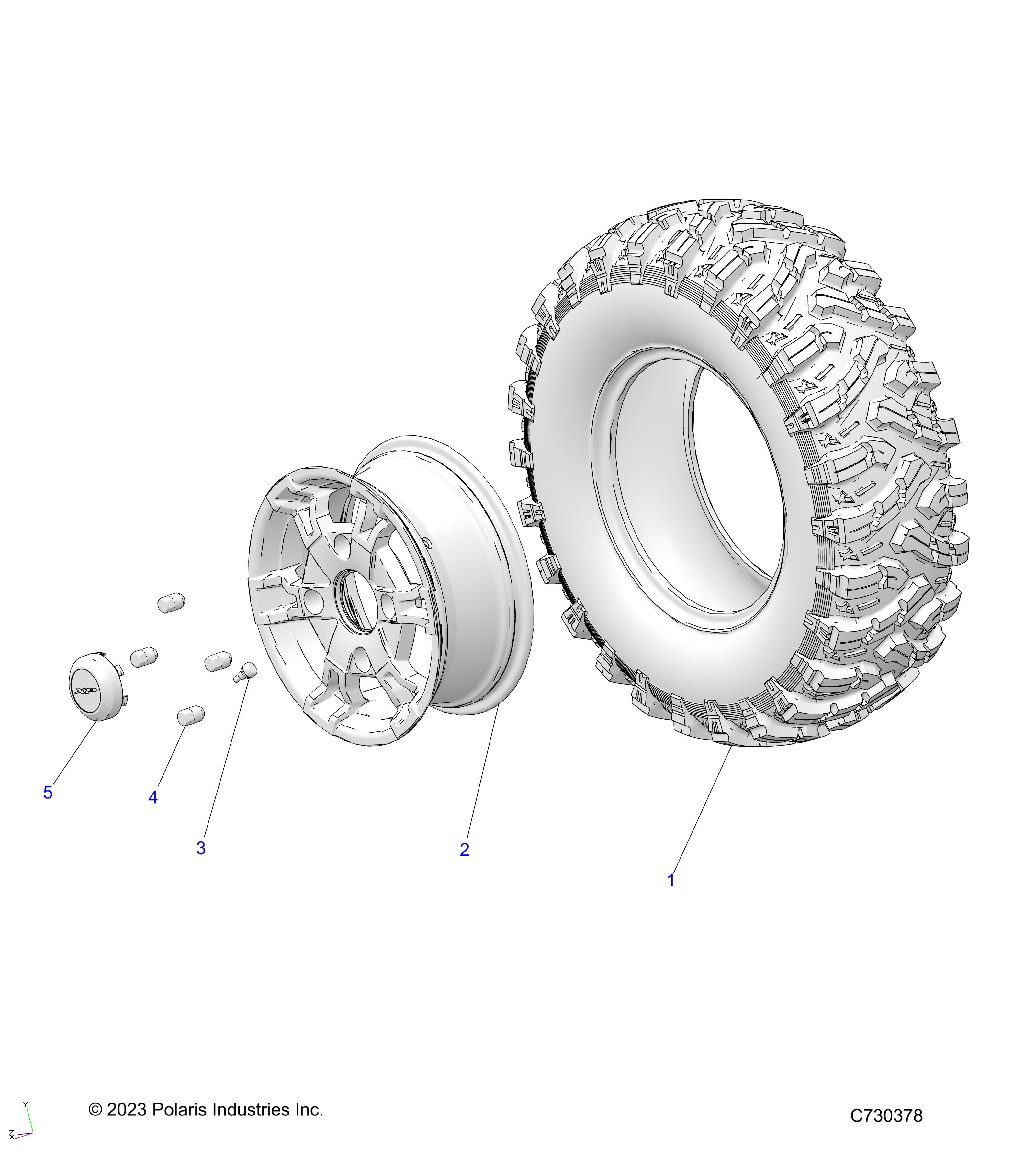 Part Number : 5418287 TIRE-FR 29X9.00-14 J EMARK