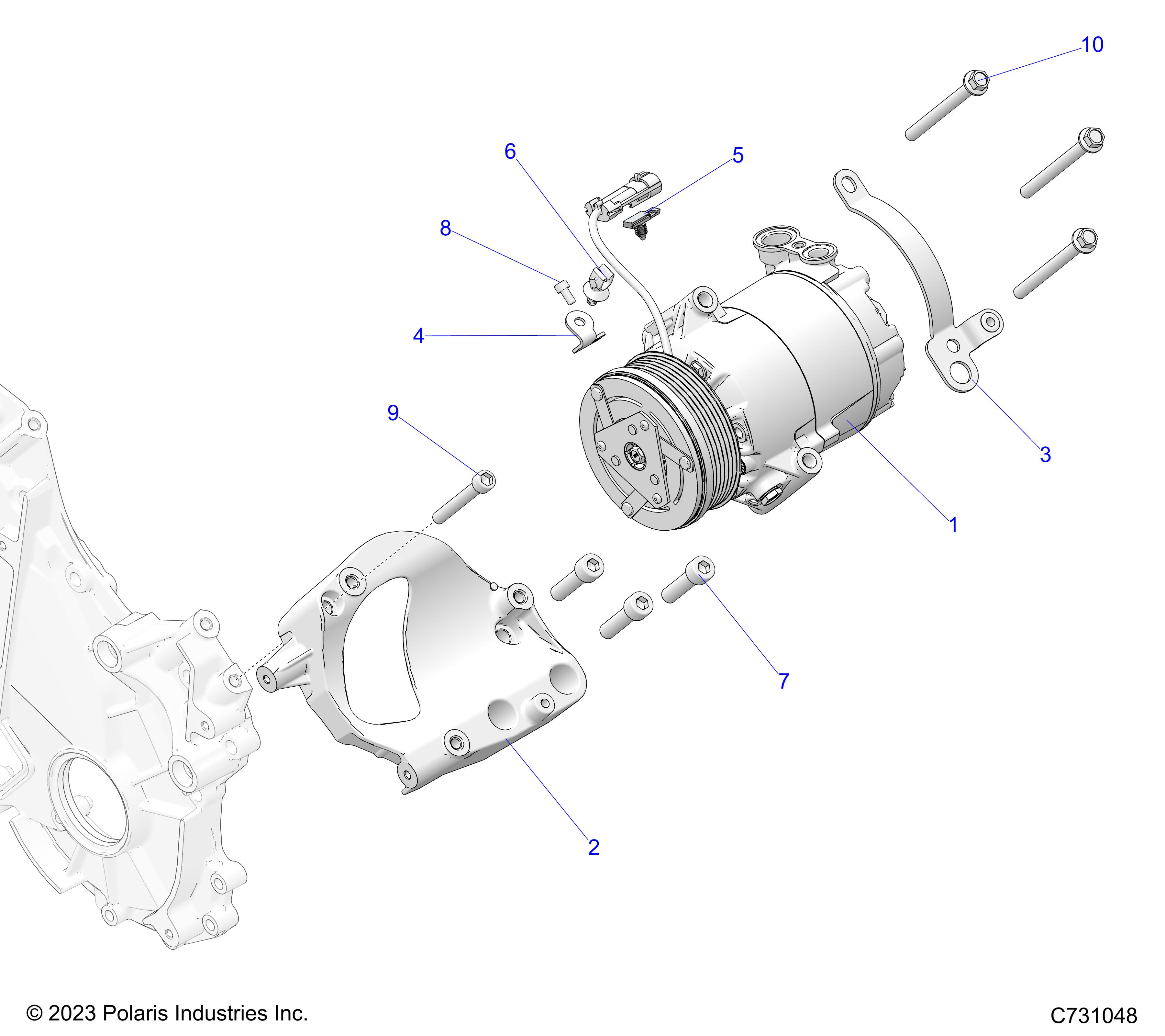 Part Number : 5143649 BRKT-COMPRESSORMACH