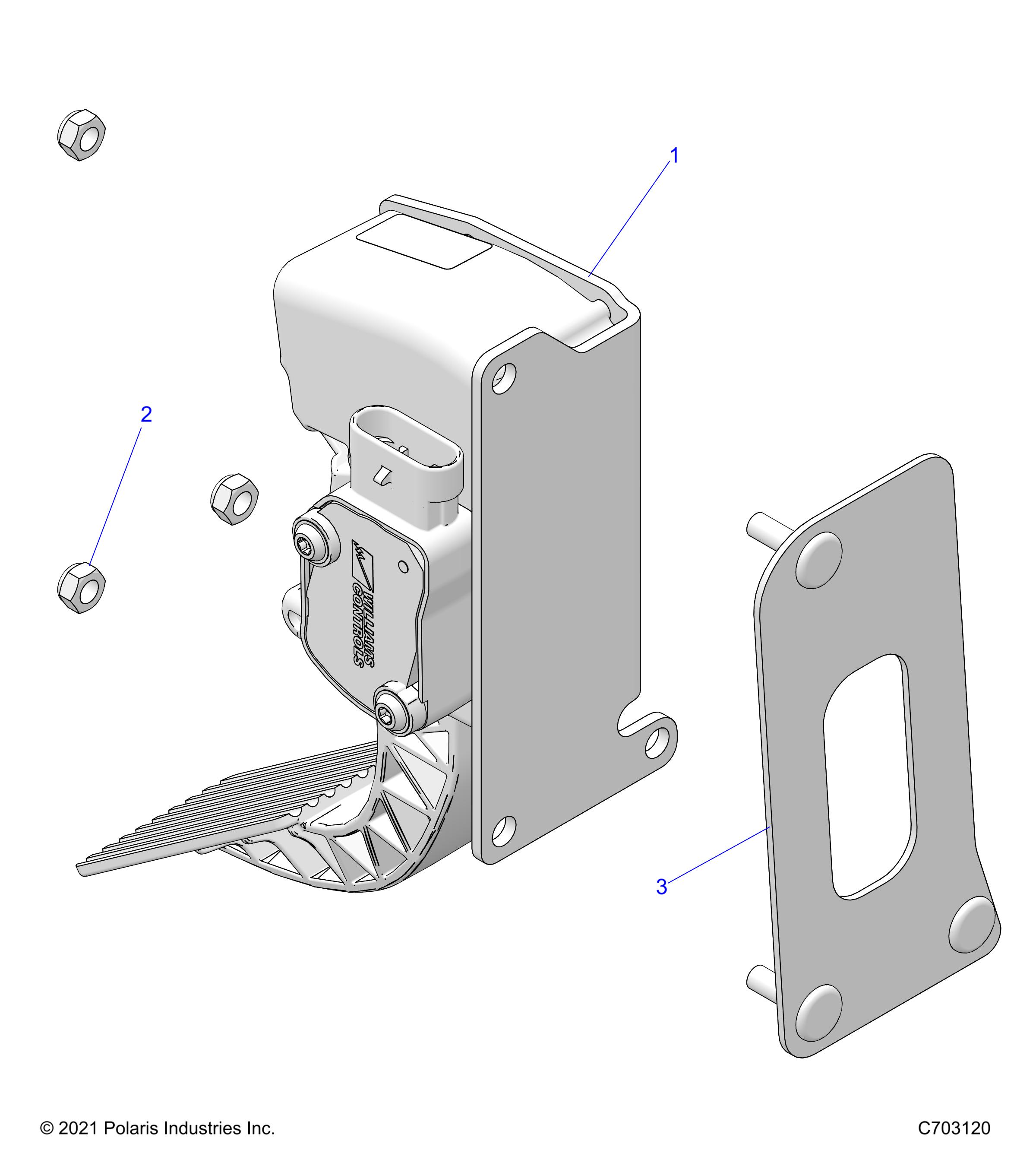 Part Number : 4080361 PEDAL-ELECTRONIC THROTTLE