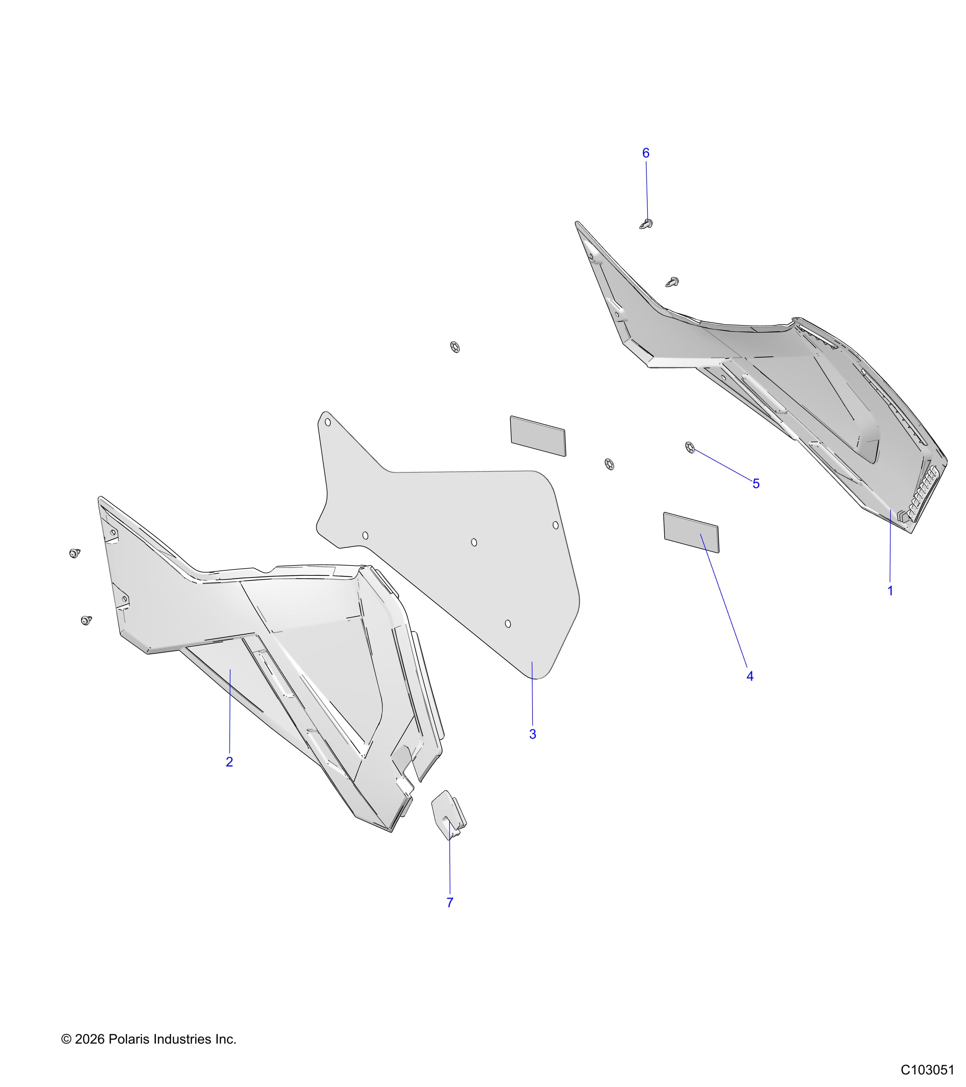 BODY, SIDE PANELS