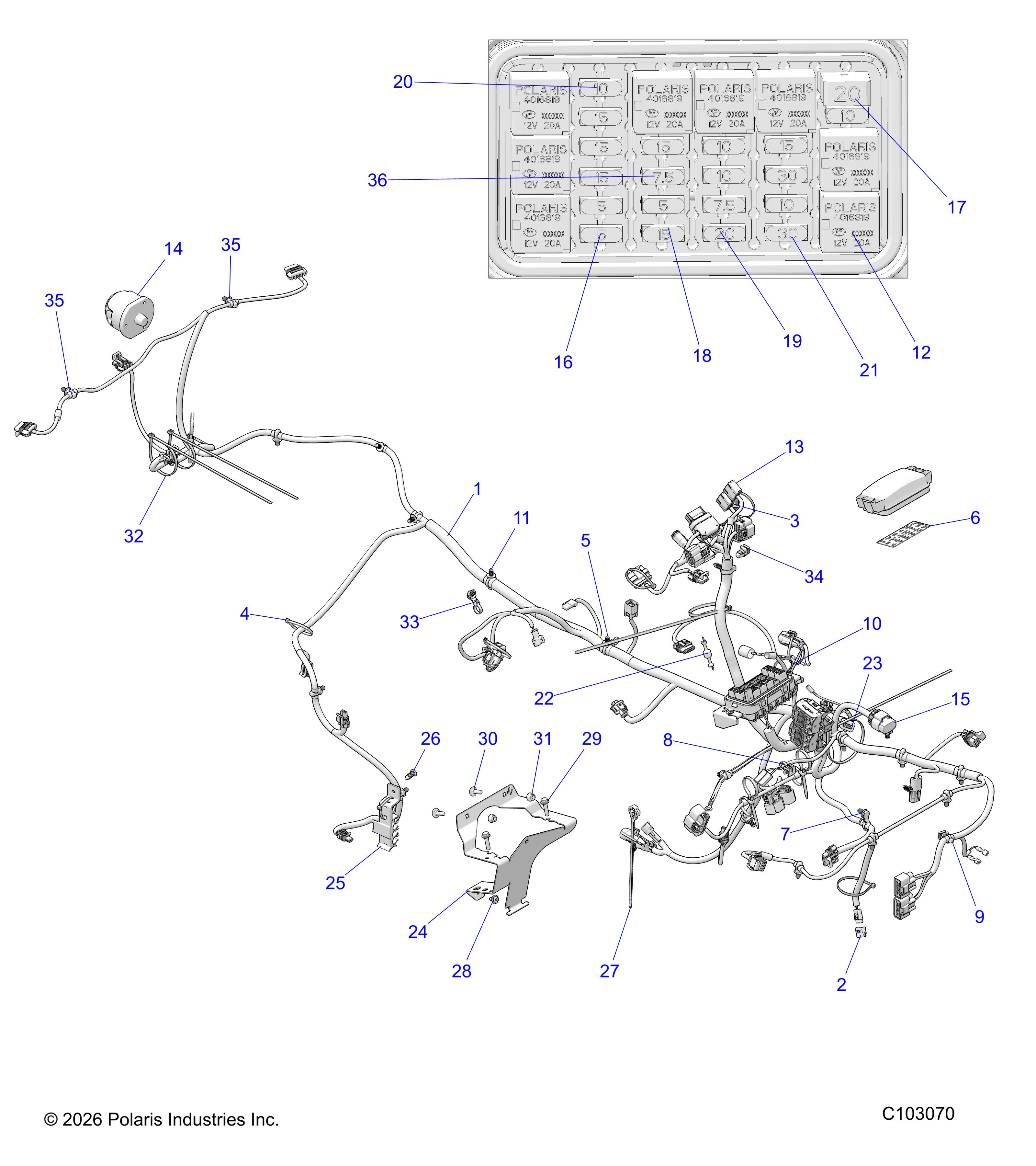 ELECTRICAL, MAIN WIRE HARNESS