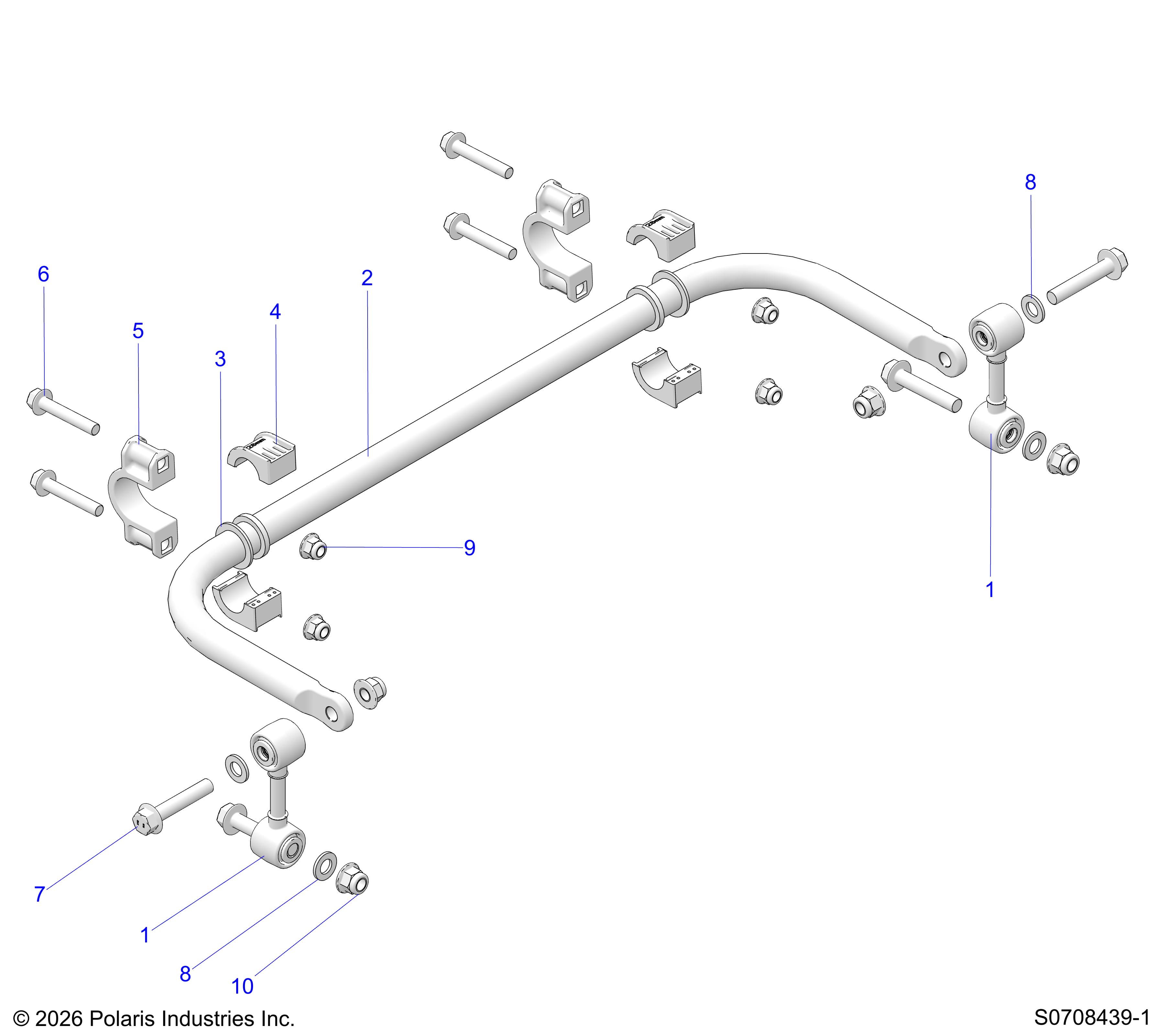 SUSPENSION, REAR STABILIZER BAR