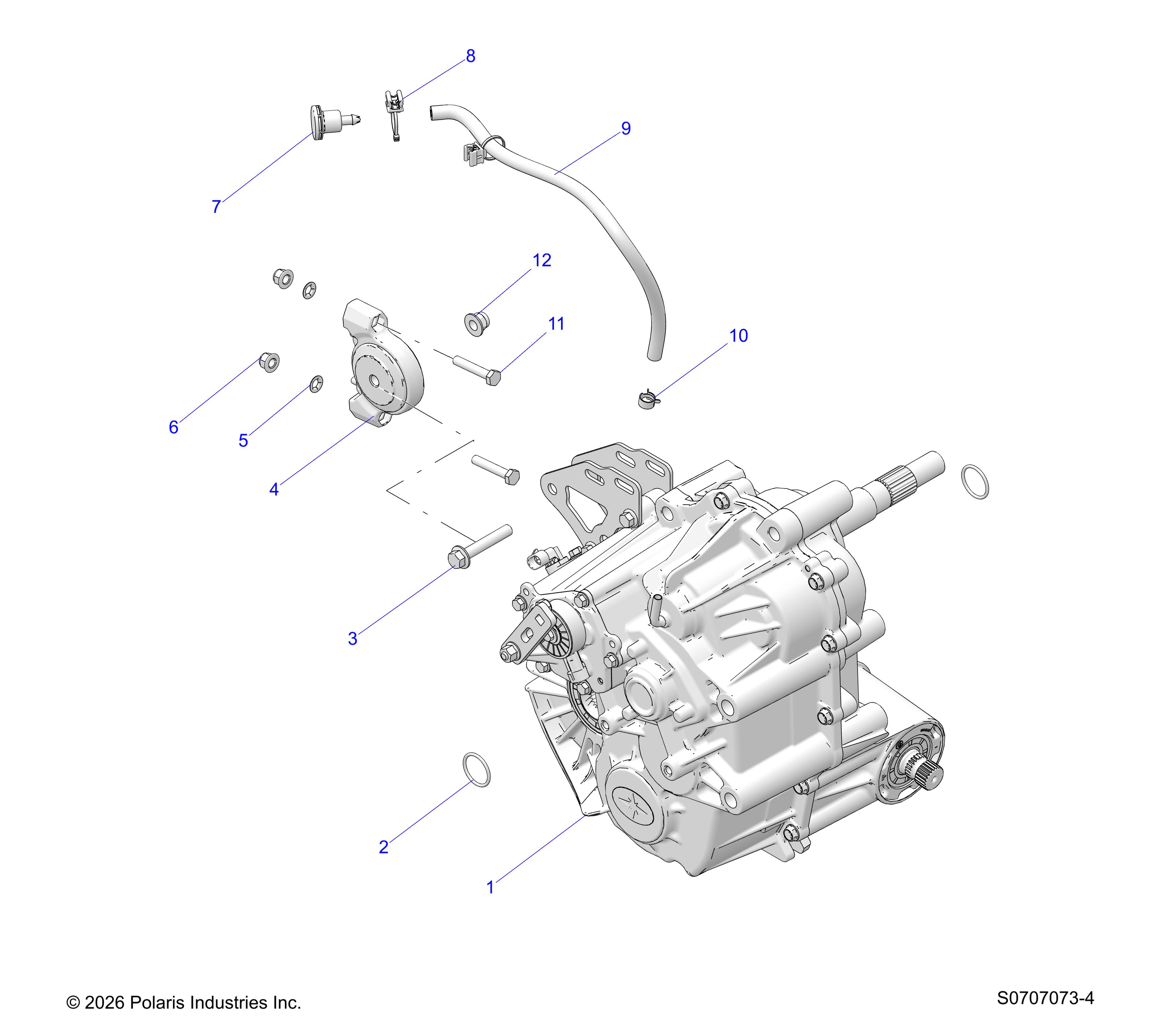 DRIVE TRAIN, MAIN GEARCASE MOUNTING