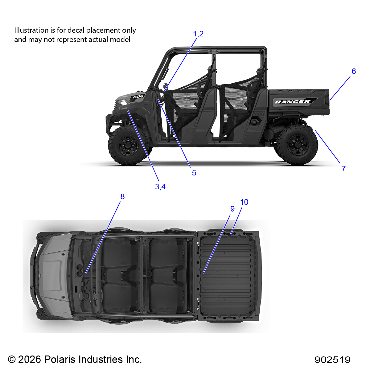 BODY, DECALS, GENERAL